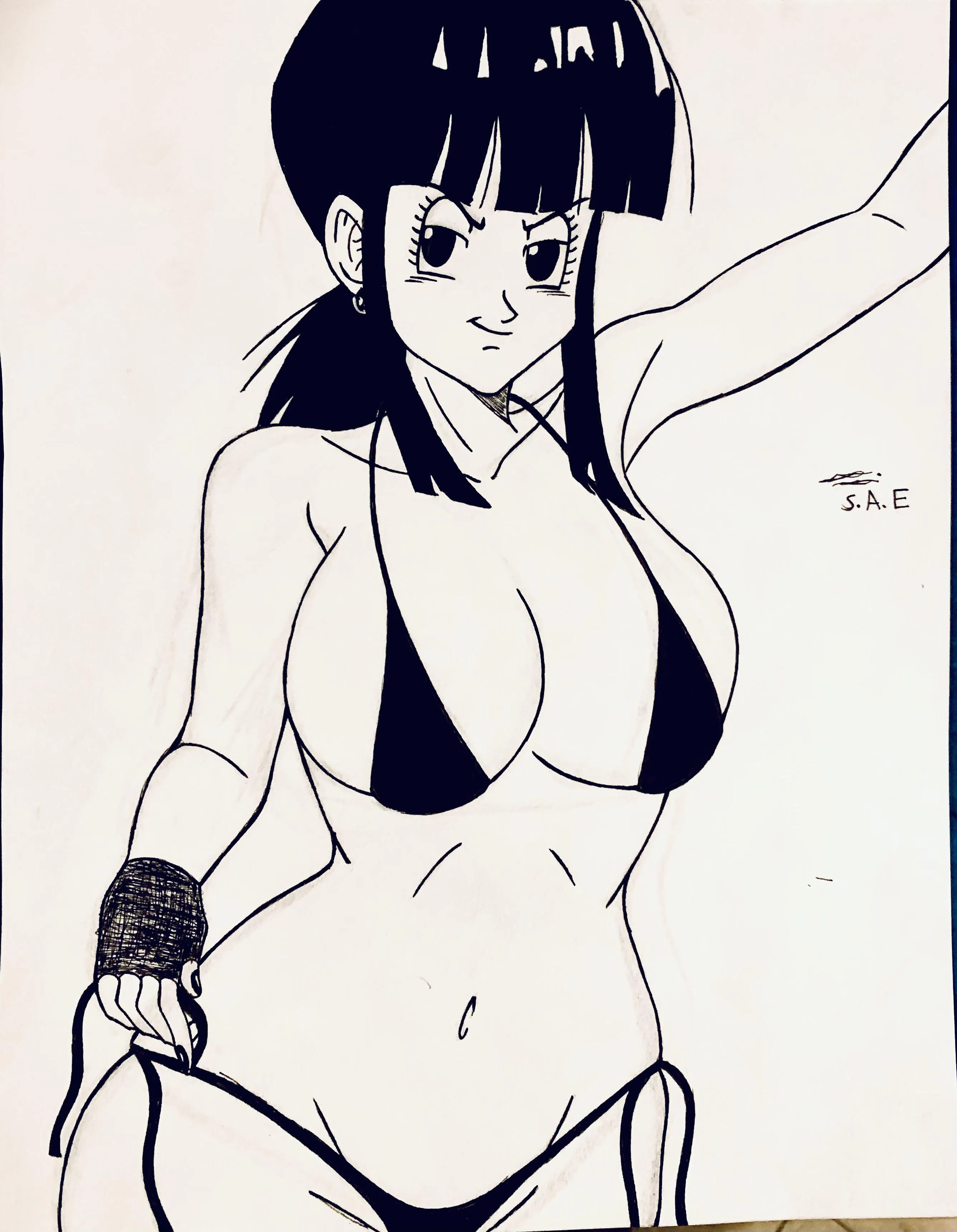 Drawing a milfy Chi chi for you guys.