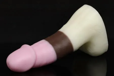 Neapolitan Ice Cream Cut Archer dildo size medium soft