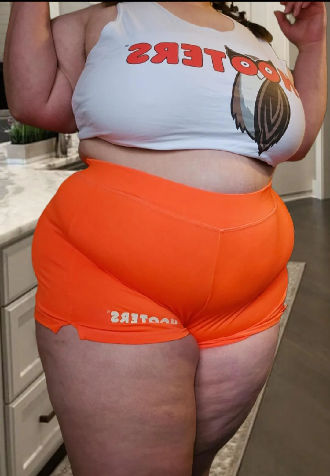 Hooters waitress waiting for your order