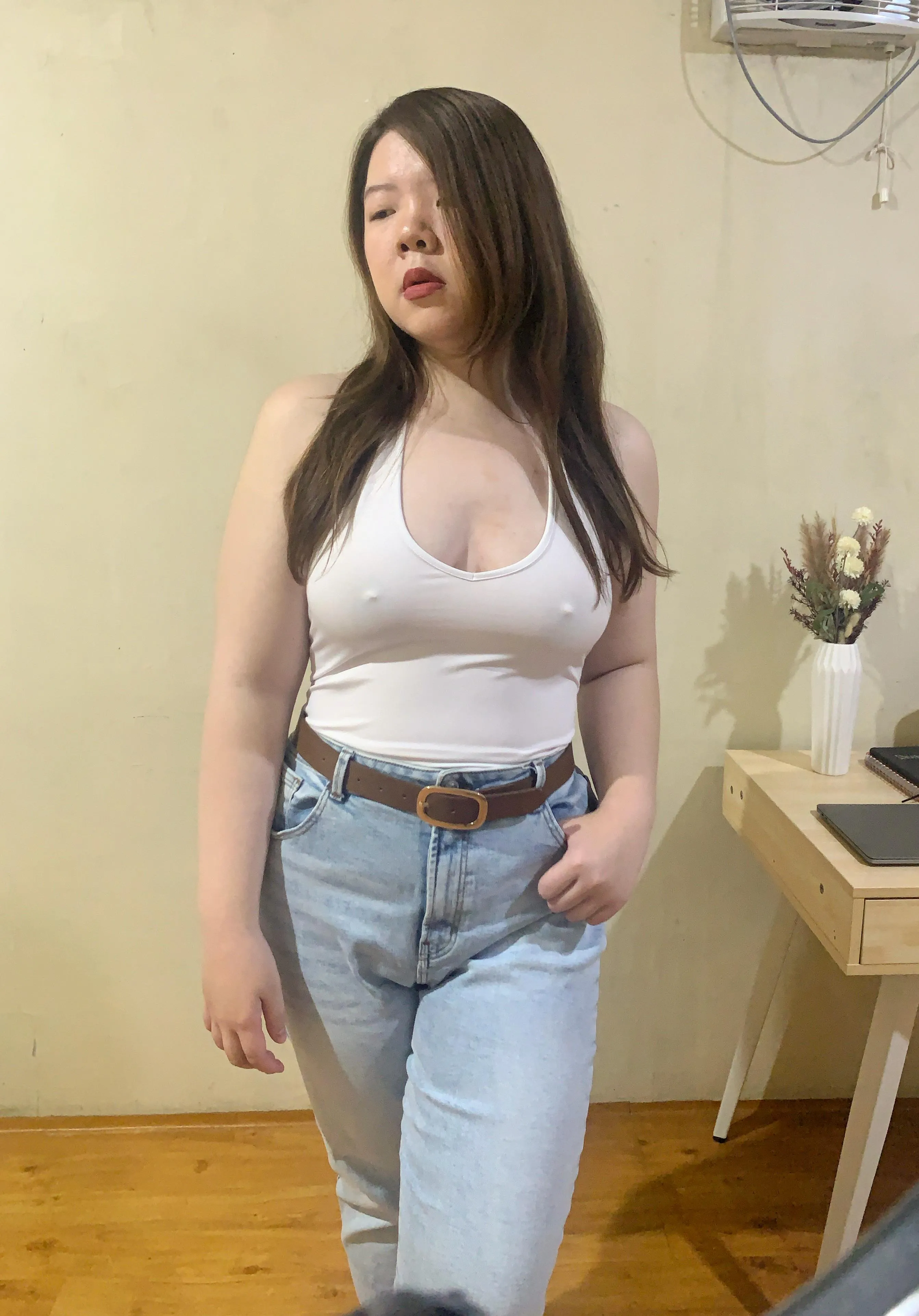 Braless street outfit  please rate my look!