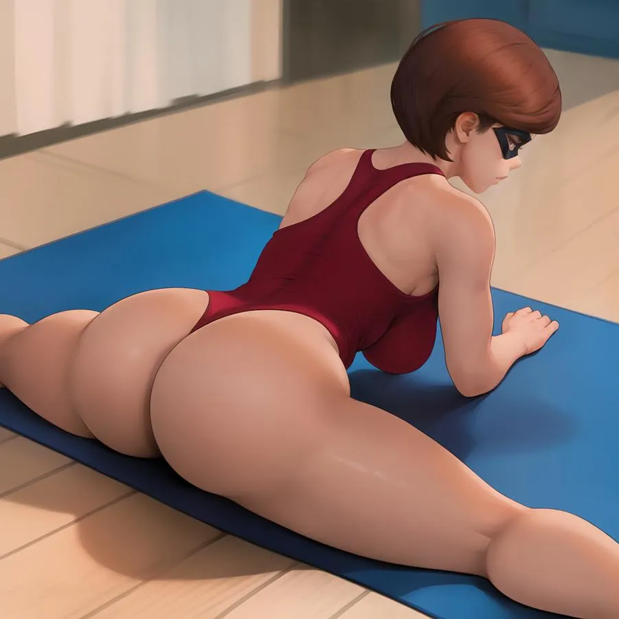 Elastigirl Stretching The Incredibles Flowerxl