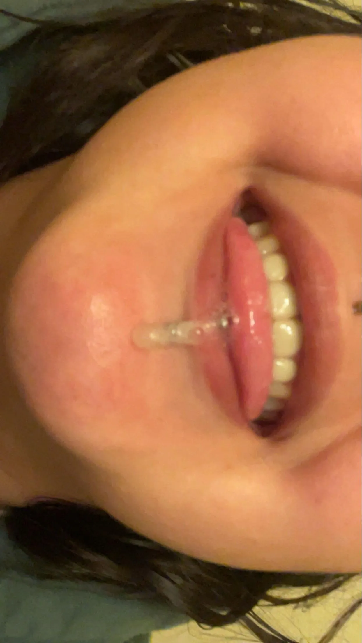 cum in my mouth before bed??