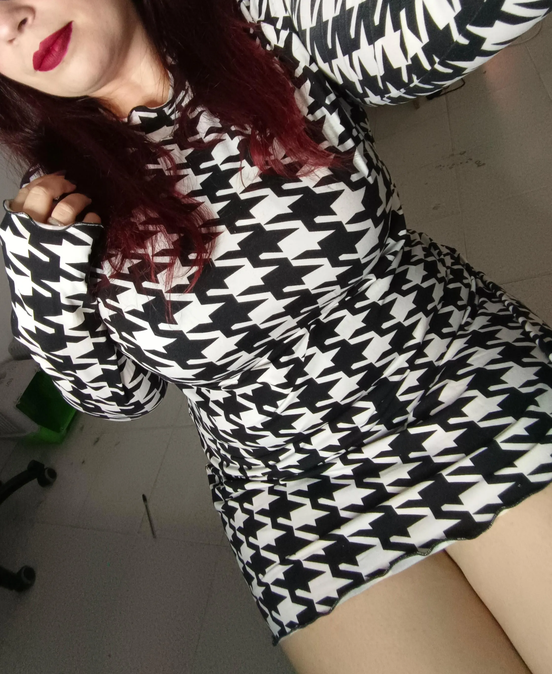 Oh, I do love a red lipstick and a dress...