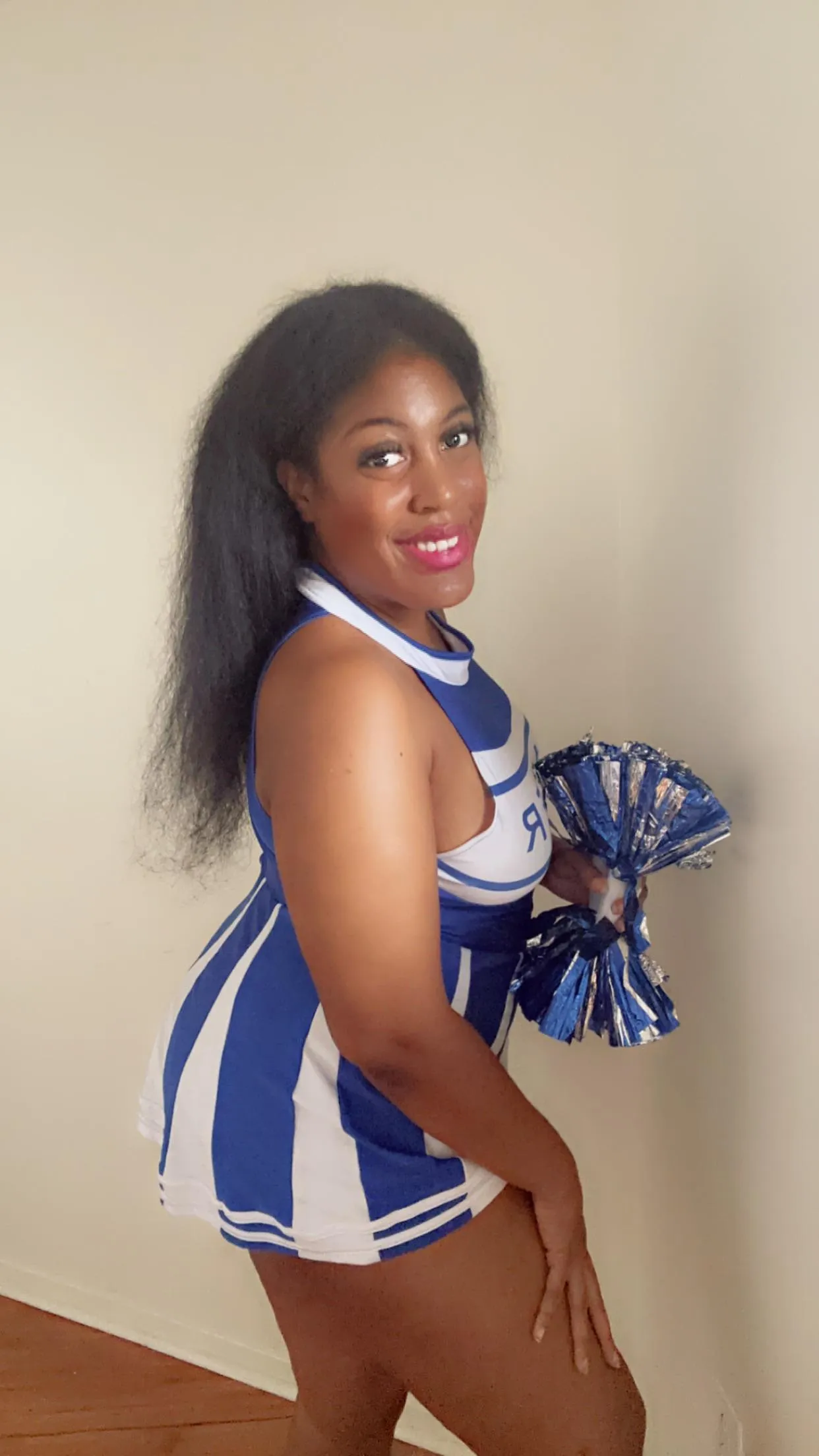 Chubby Cheerleader Ready For You