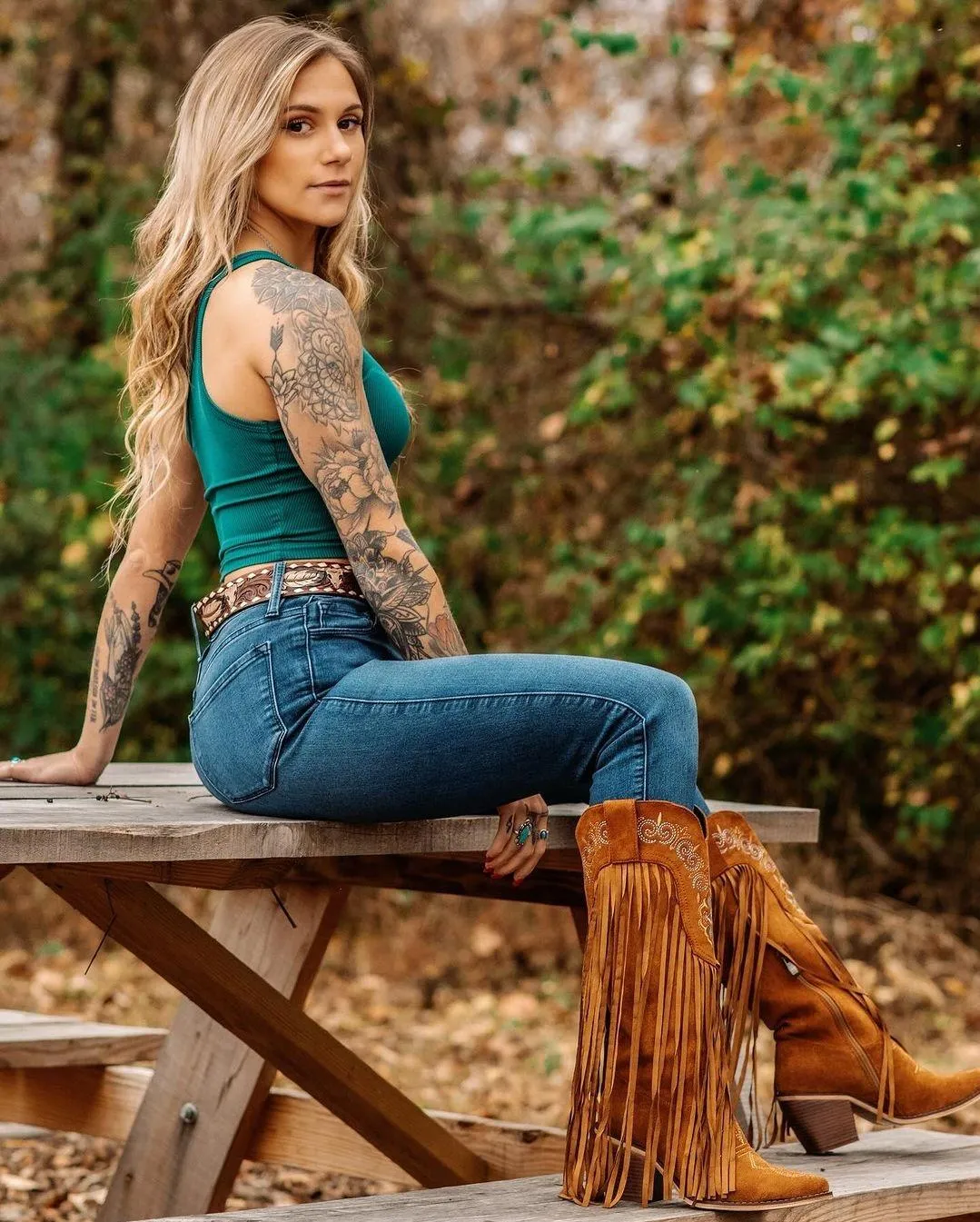 Tatted cowgirl