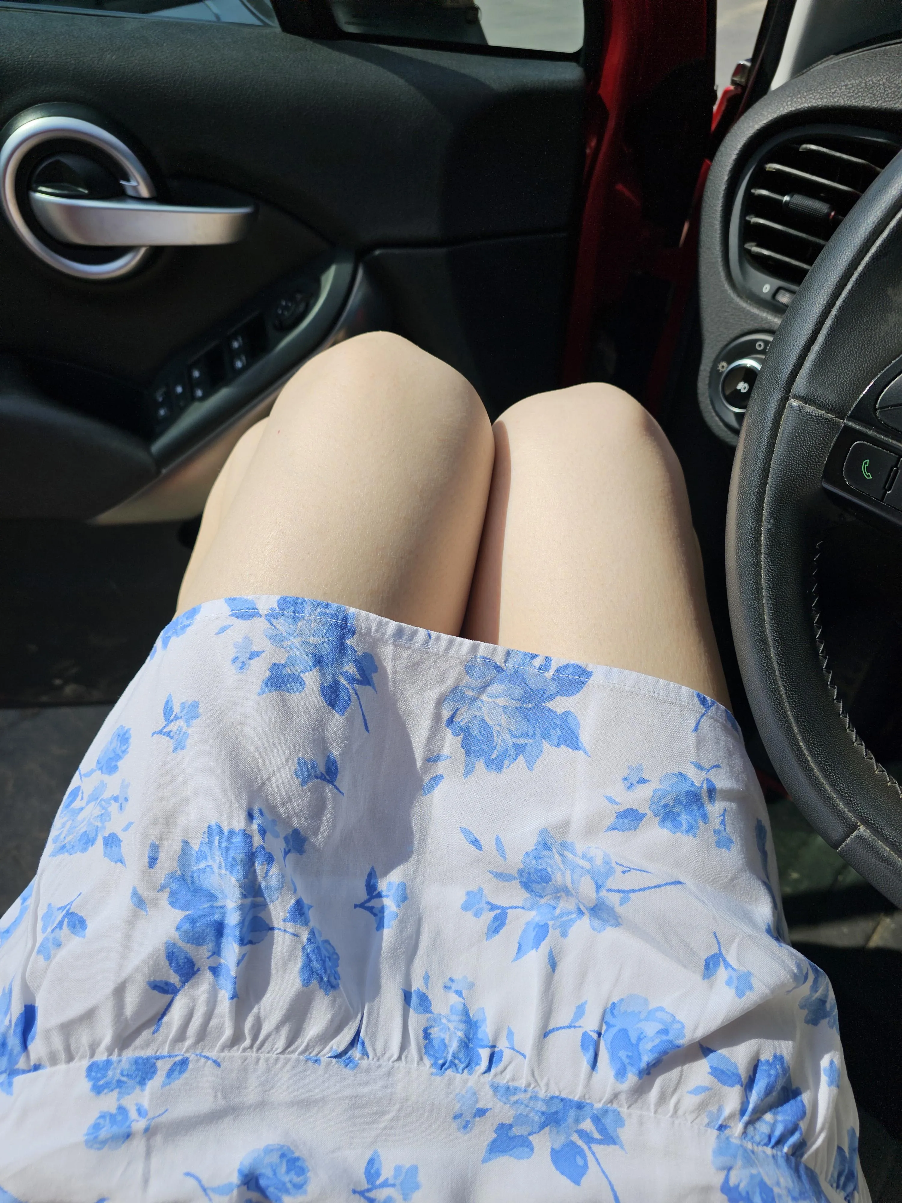 It&#039;s such a nice feeling when you&#039;re wearing a cotton mini-dress on a melting hot summer day!