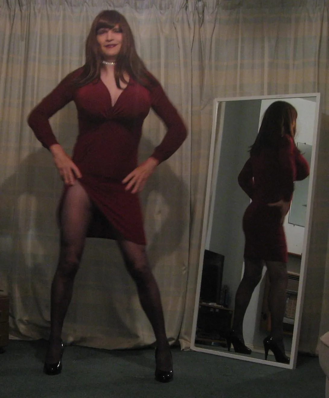 One of my more discreet outfits!