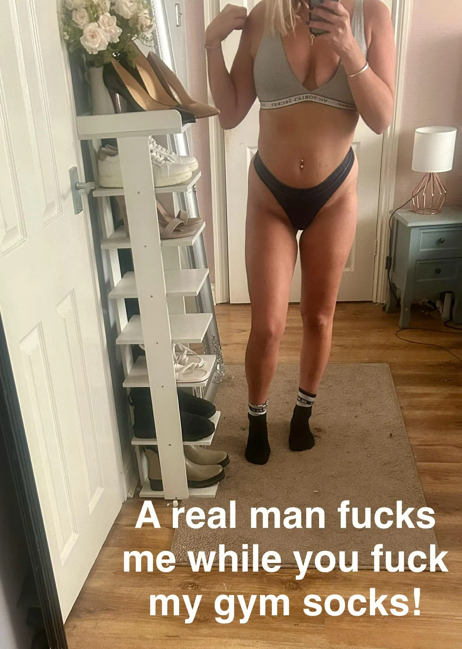 A real man gets to fuck me  guess what you get?