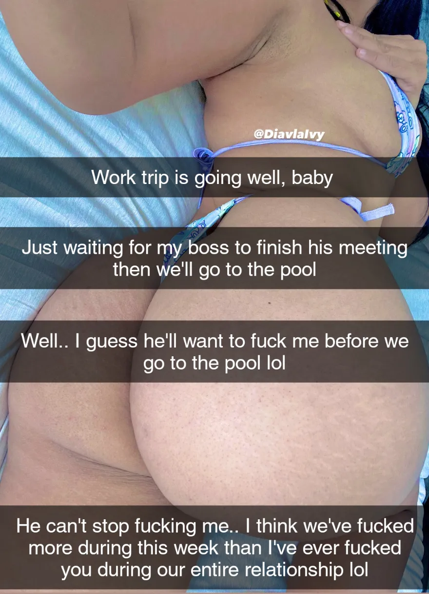 Update from your girlfriend&#039;s work trip