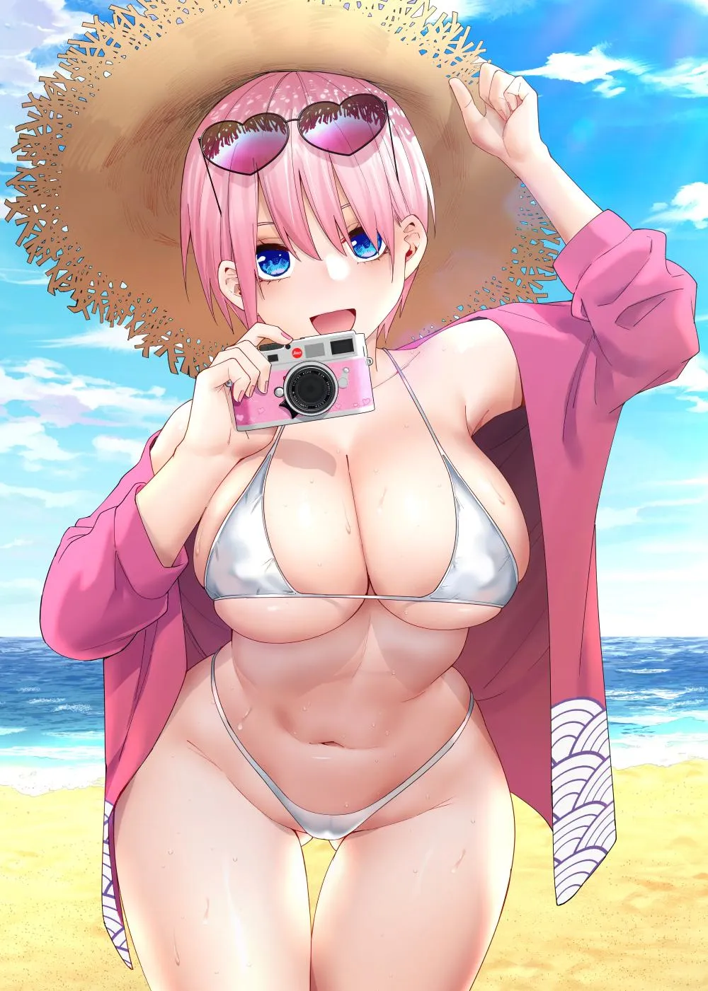 Ichika On The Beach With Her Camera Quintessential Quintuplets