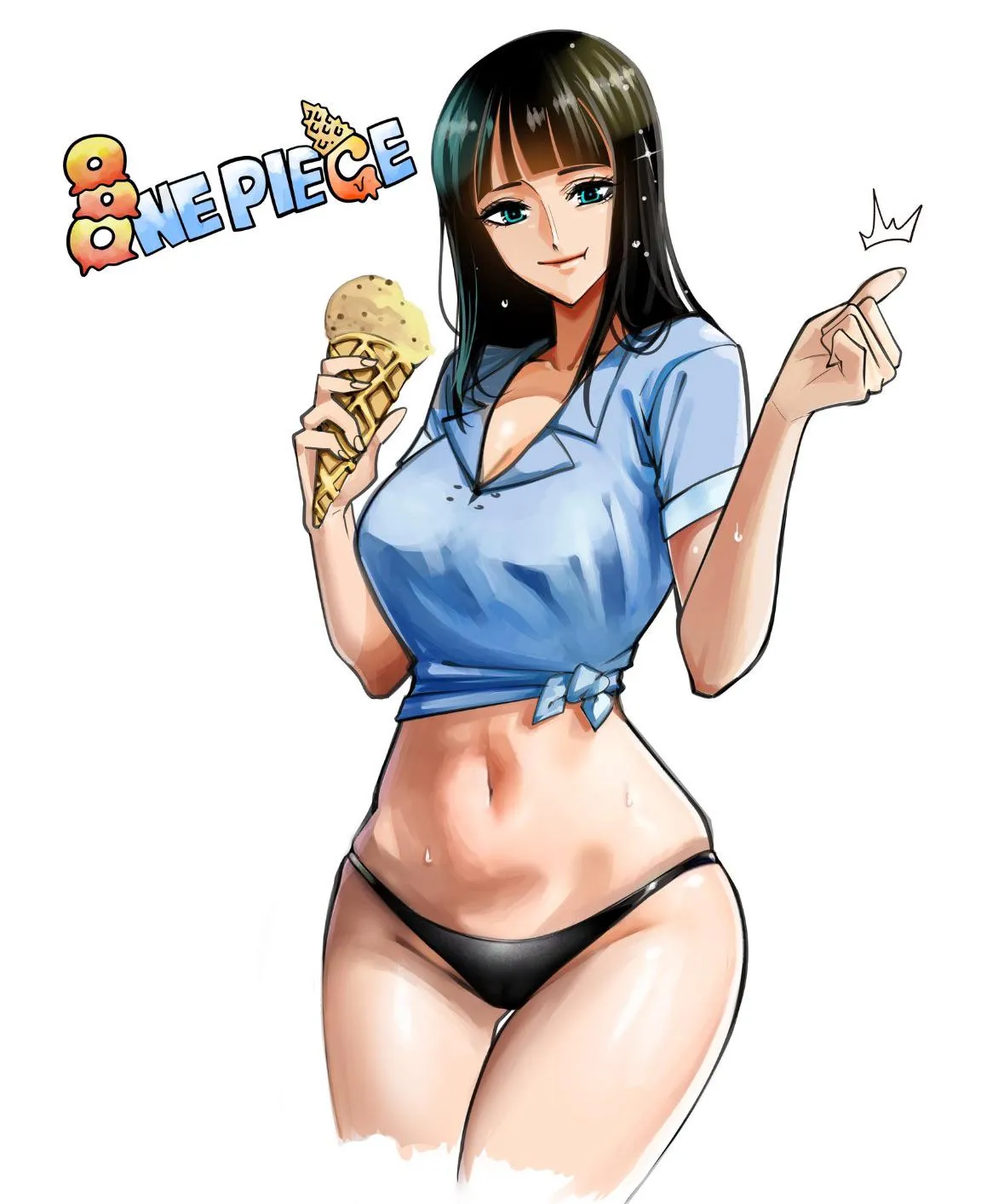 Nico Robins casual beach outfit