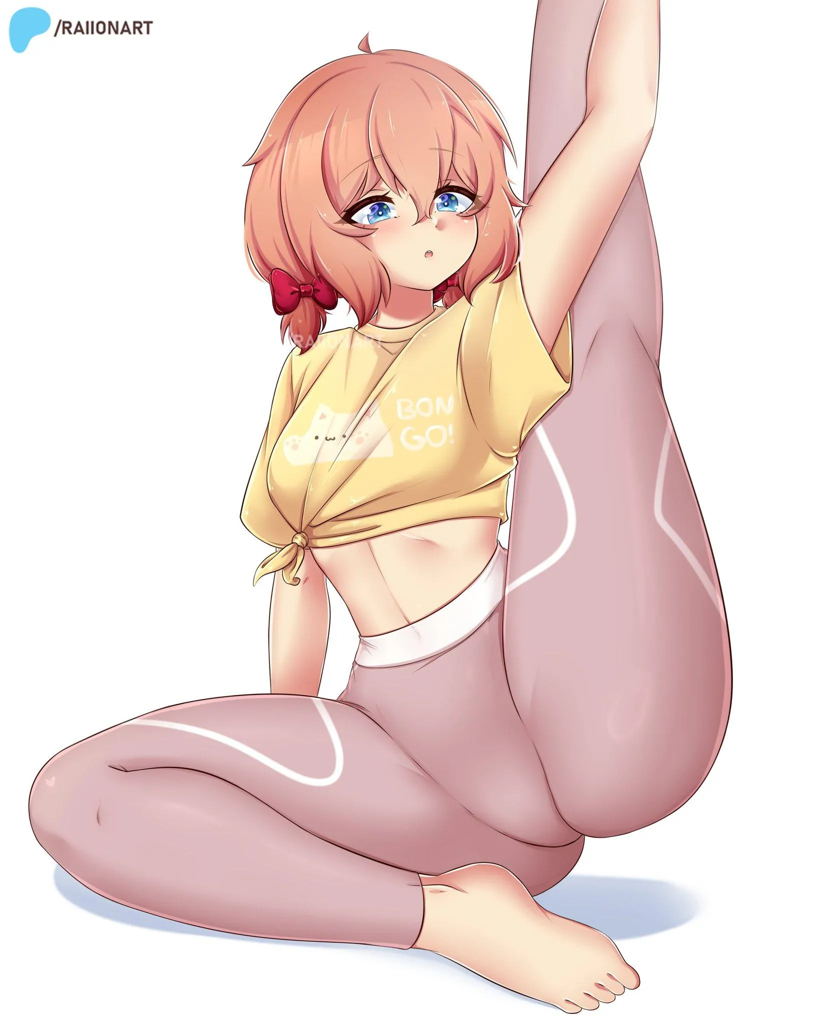 Sayori trying yoga as well! RaionArt on X Doki Doki Literature Club!