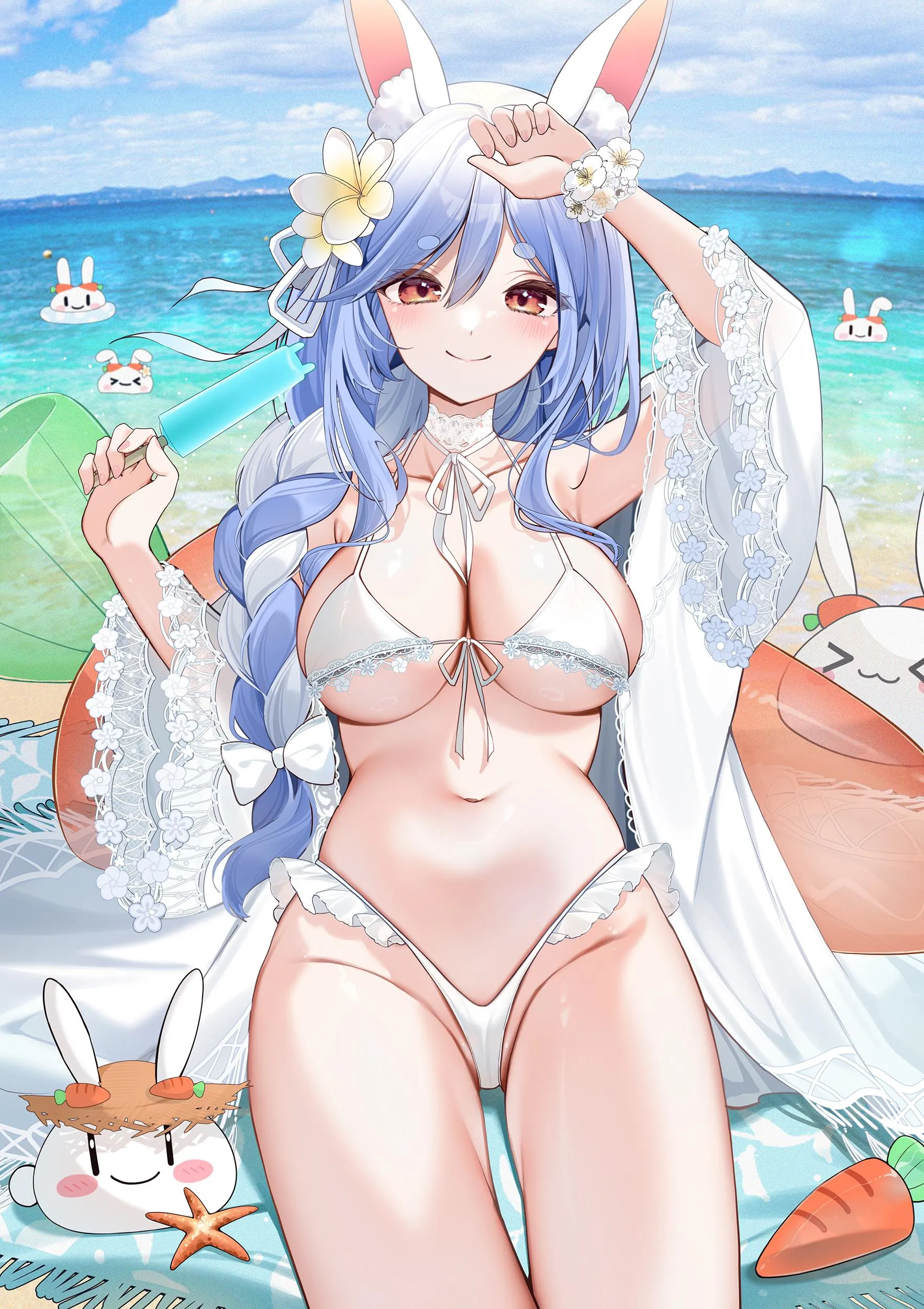 Swimsuit PekoMama enjoying summer