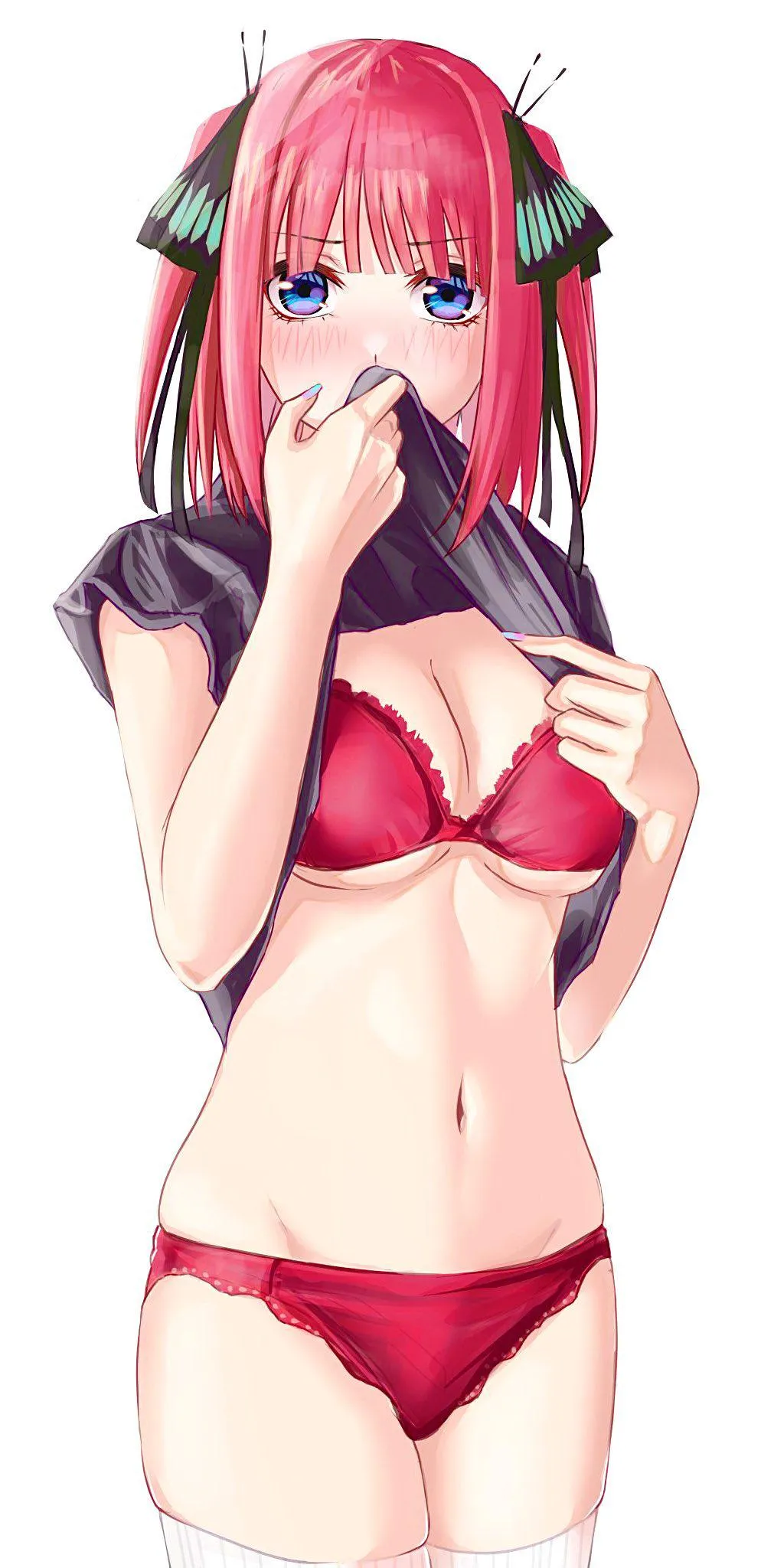 Nino Showing Off Her Lingerie Quintessential Quintuplets