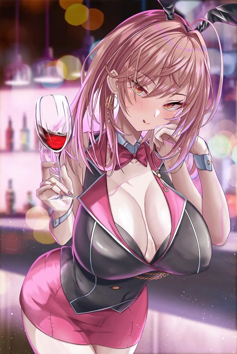 Wine with Bunny Girl Ririka