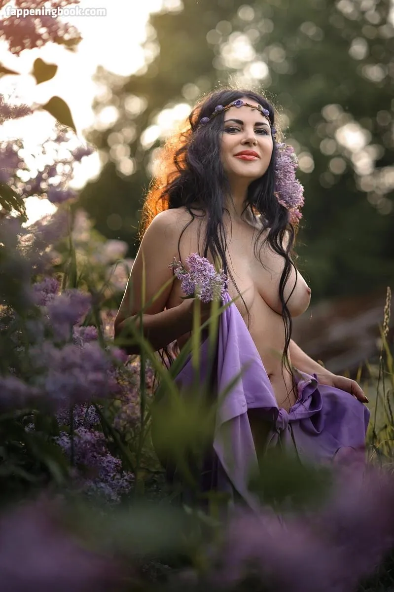 A nymph among lavender blossoms