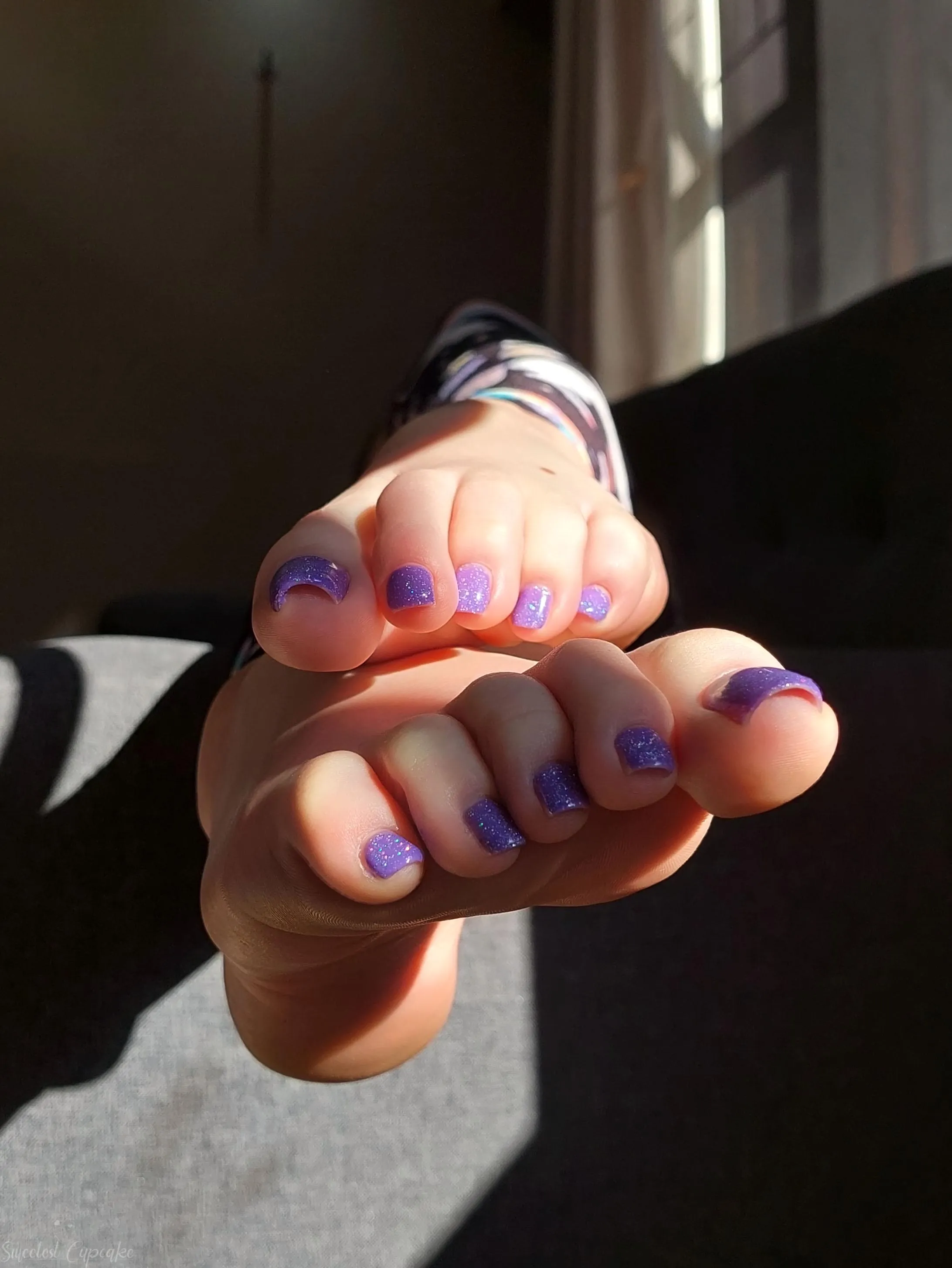 Do you like sparkly purple toes?