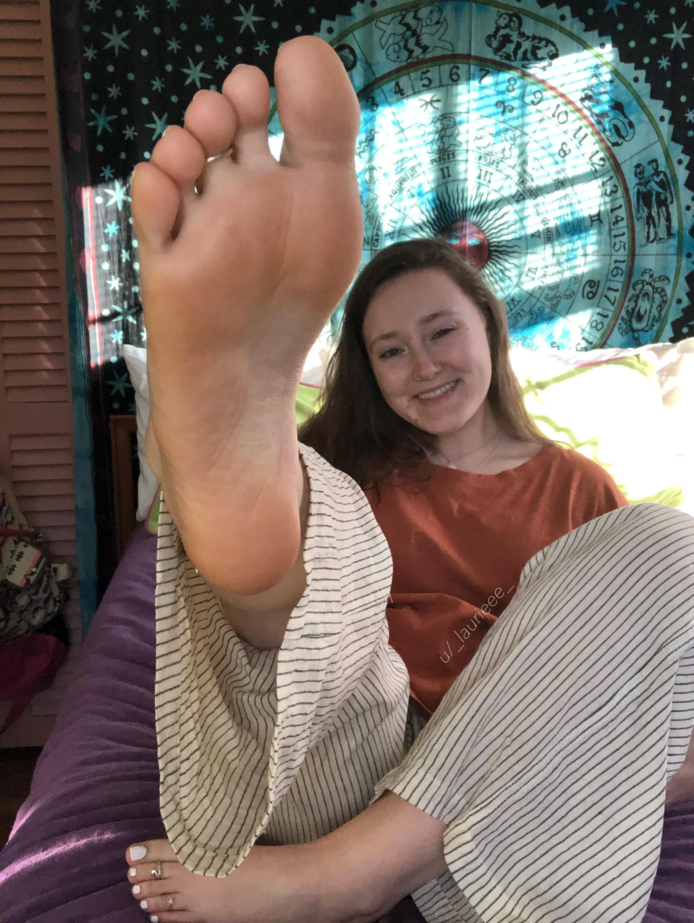 Soles, toes and smiles!