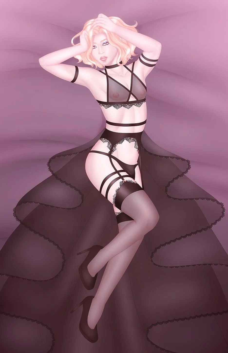 Femboy Sissy Crossdresser Crossdressing OC Lingerie