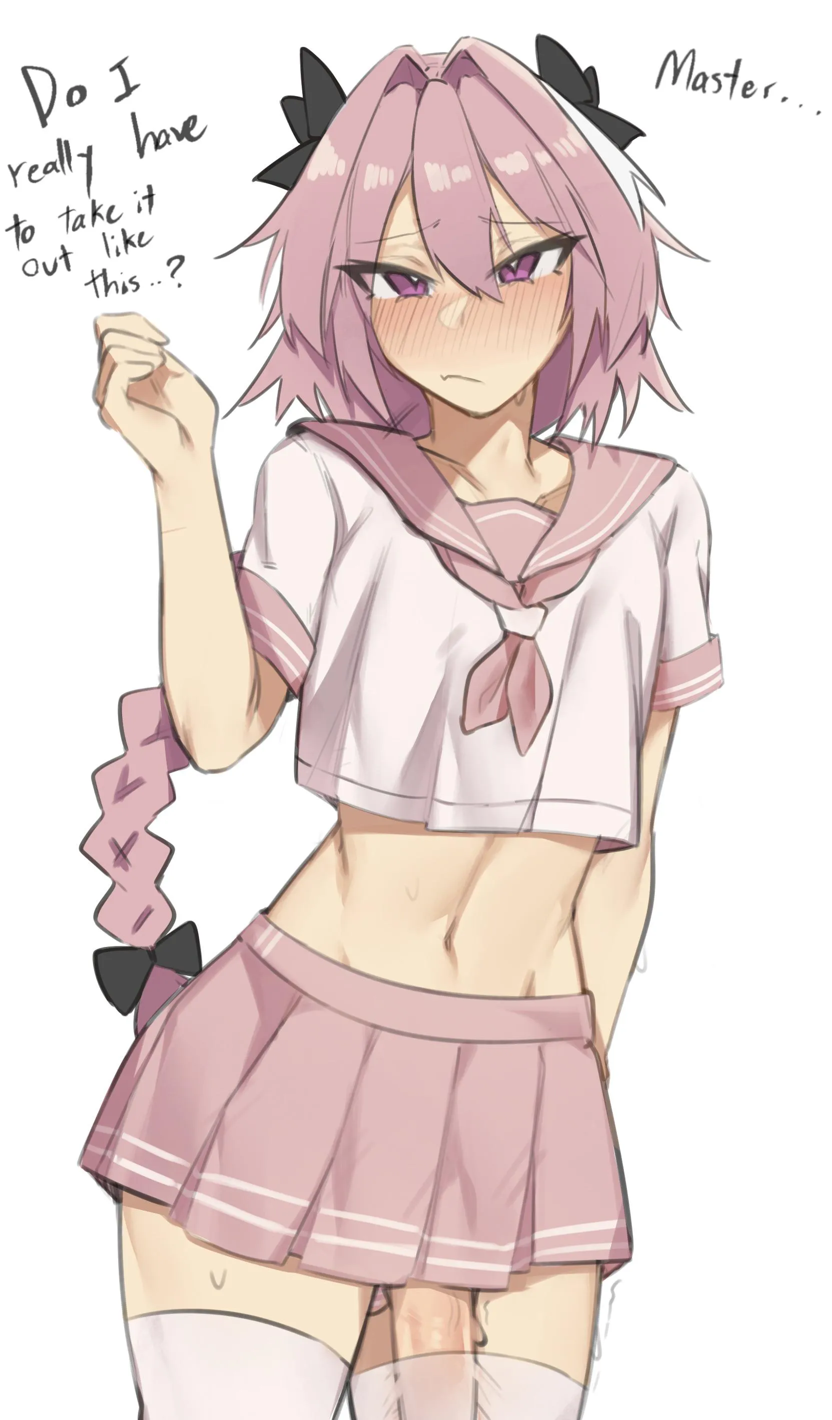 OC a strange request for astolfo