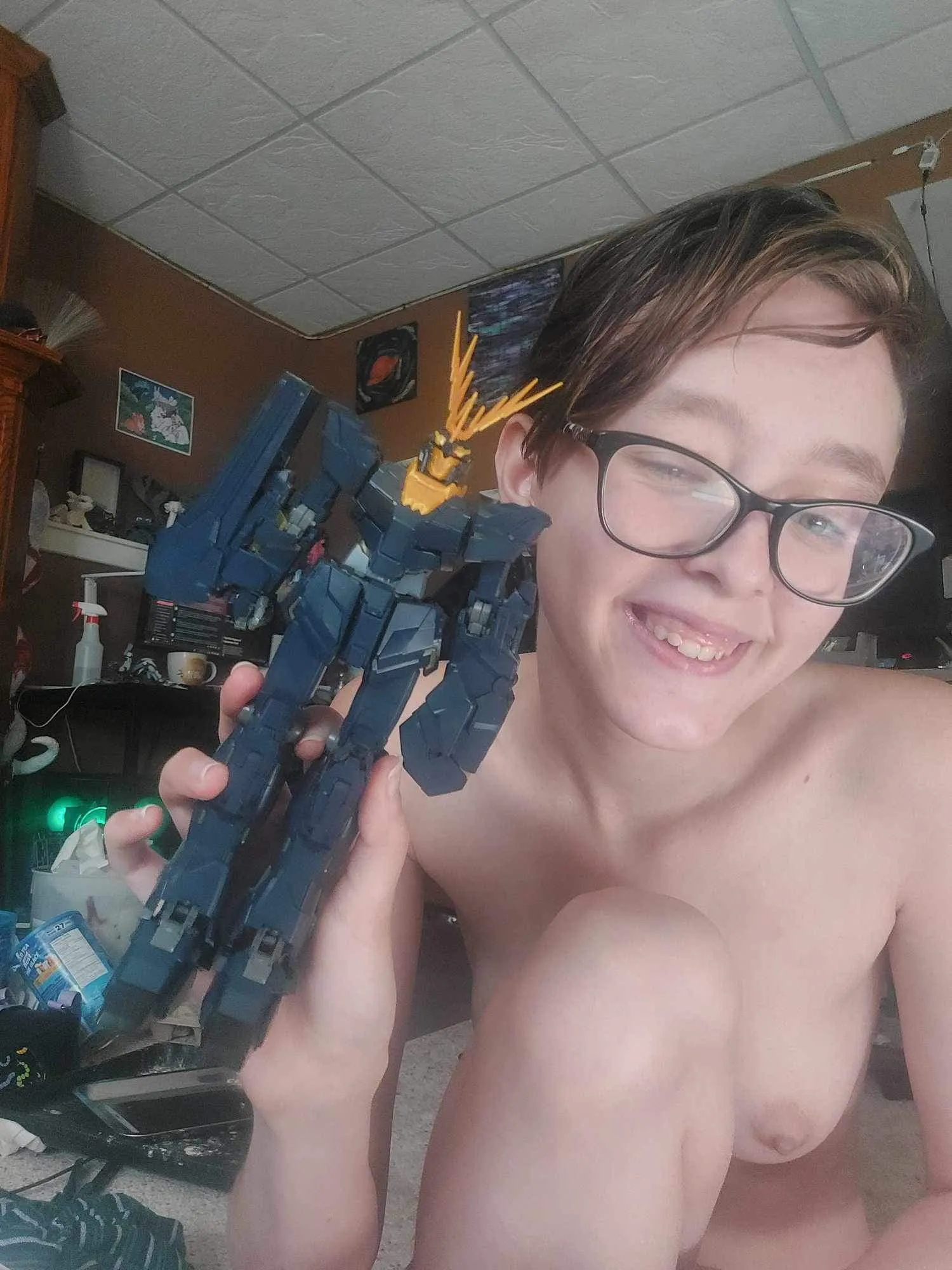 My sexy Nerd loves her Gundam, this is the rx-0 unicorn Gundam 02 banshee