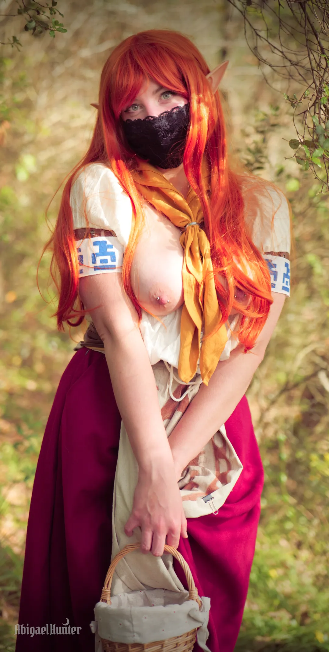 I cosplayed as Malon from ocarina a while back