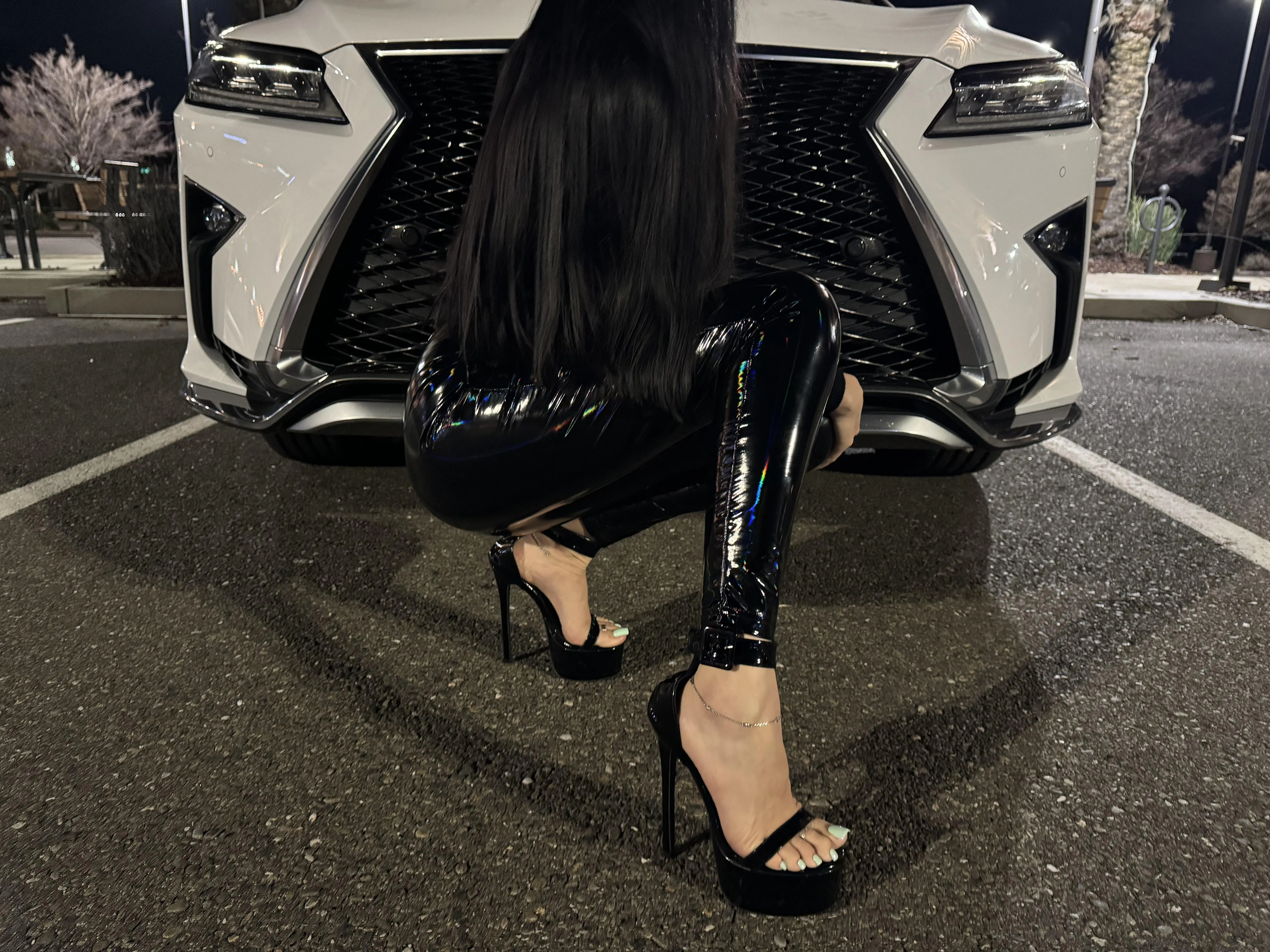 Heels and car  All what I love