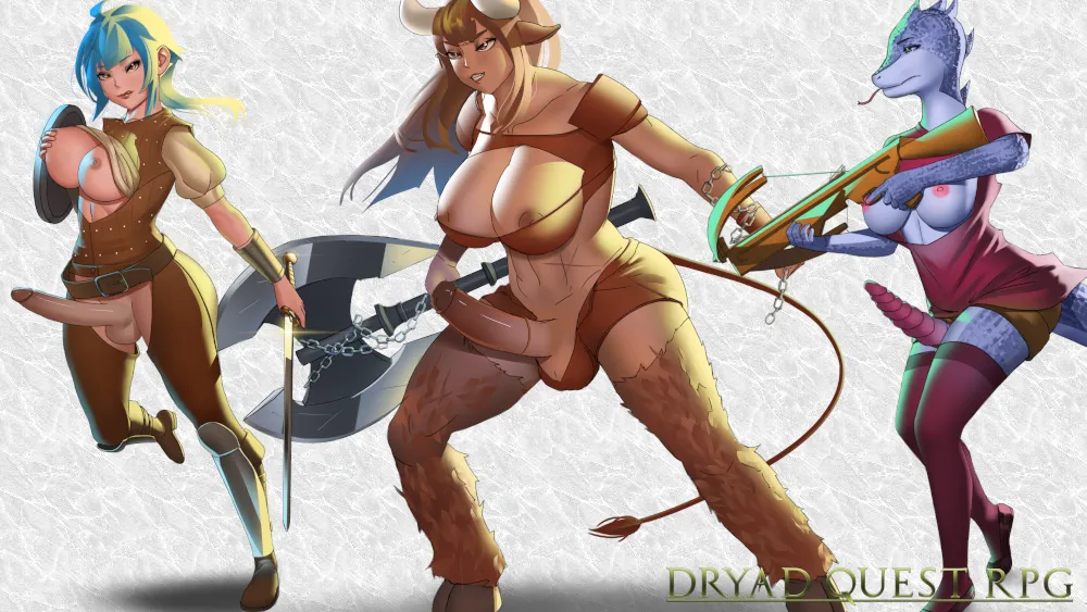 Our girls are ready for action Dryad Quest