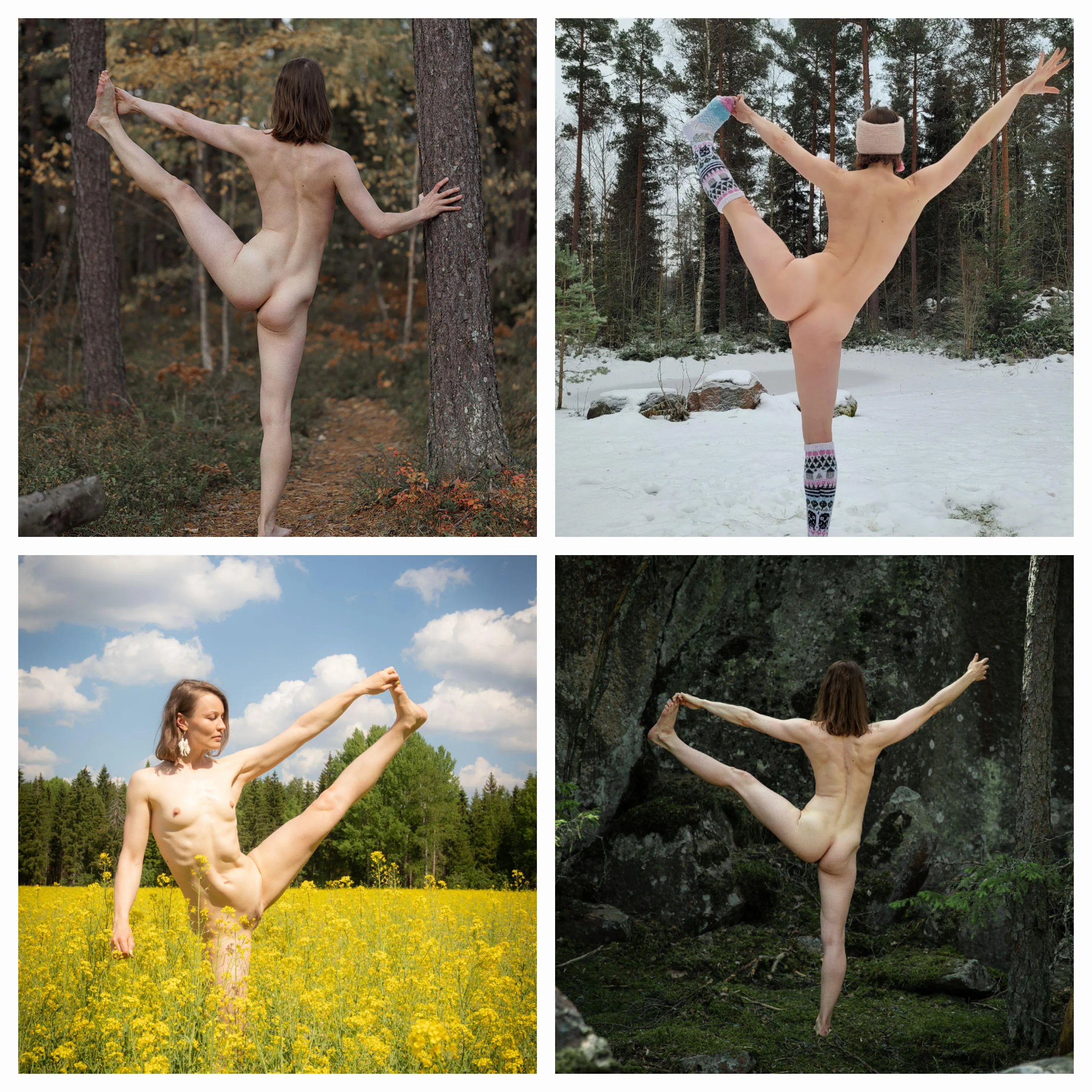 Four seasons yoga in Finland