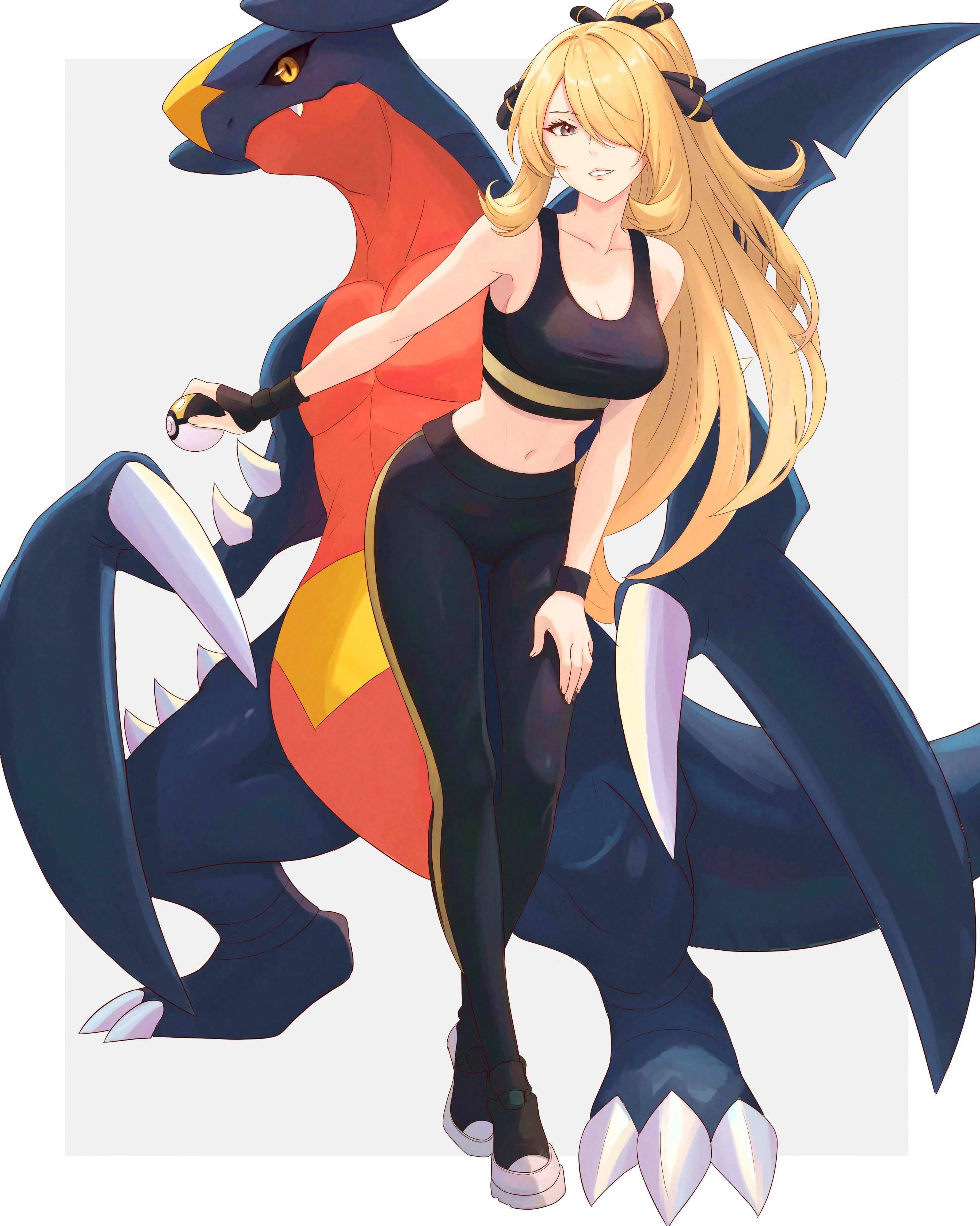 Beautiful Sporty Cynthia true_jek_art Pokemon