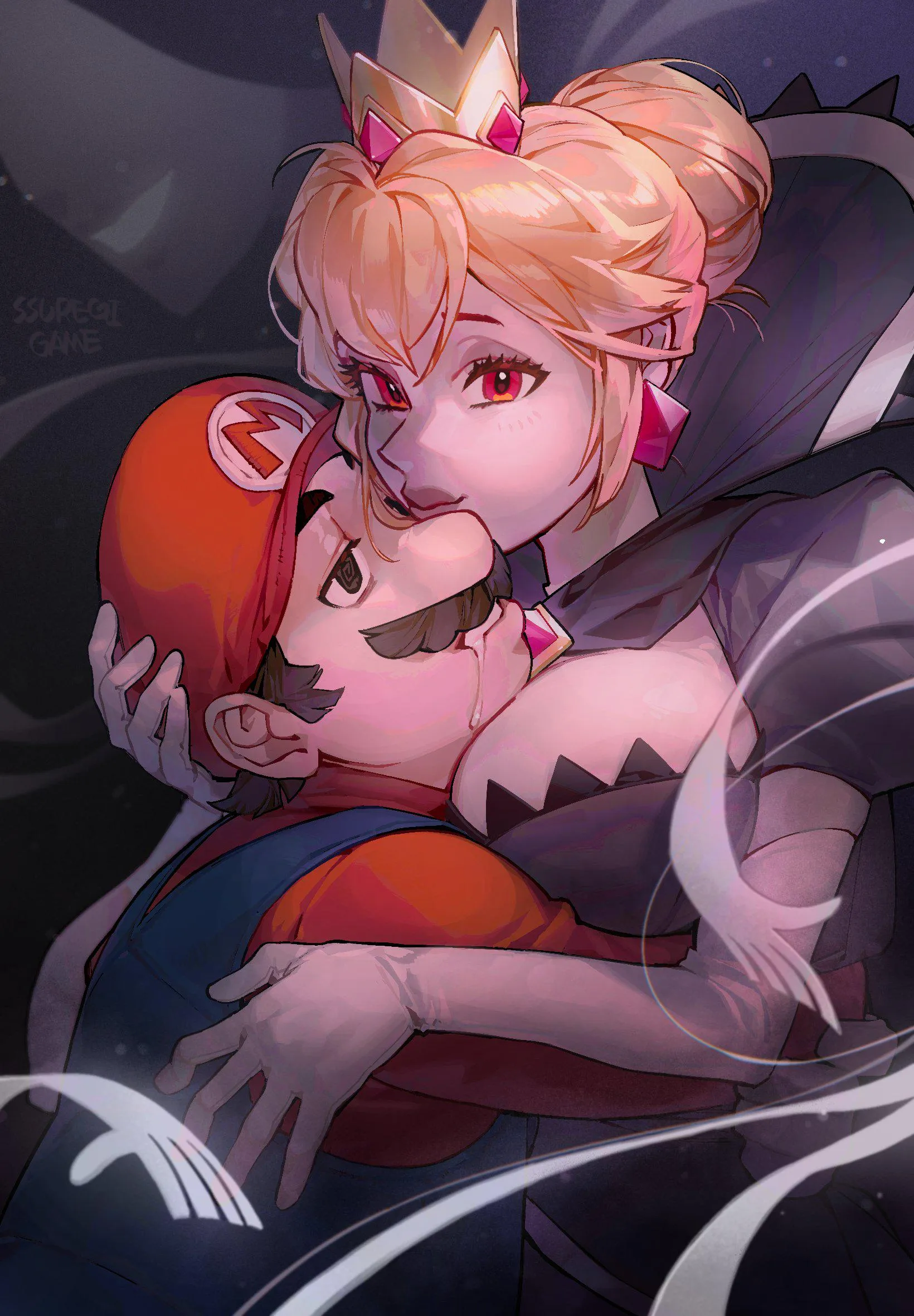 Bad Ending - Shadow Queen Peach  Mario  SsuregiGame