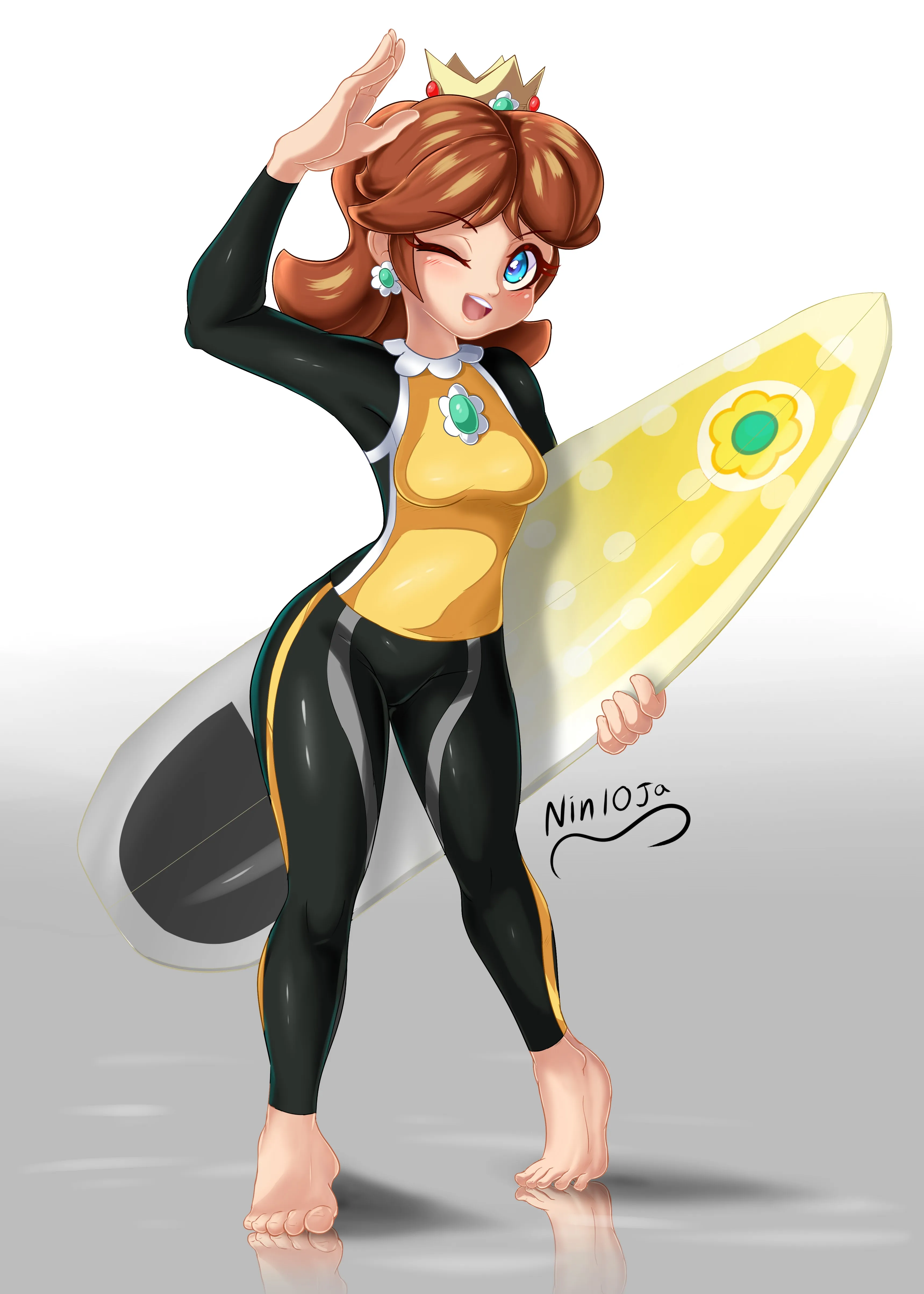 Surfer Daisy Nin10ja Mushroom Kingdom