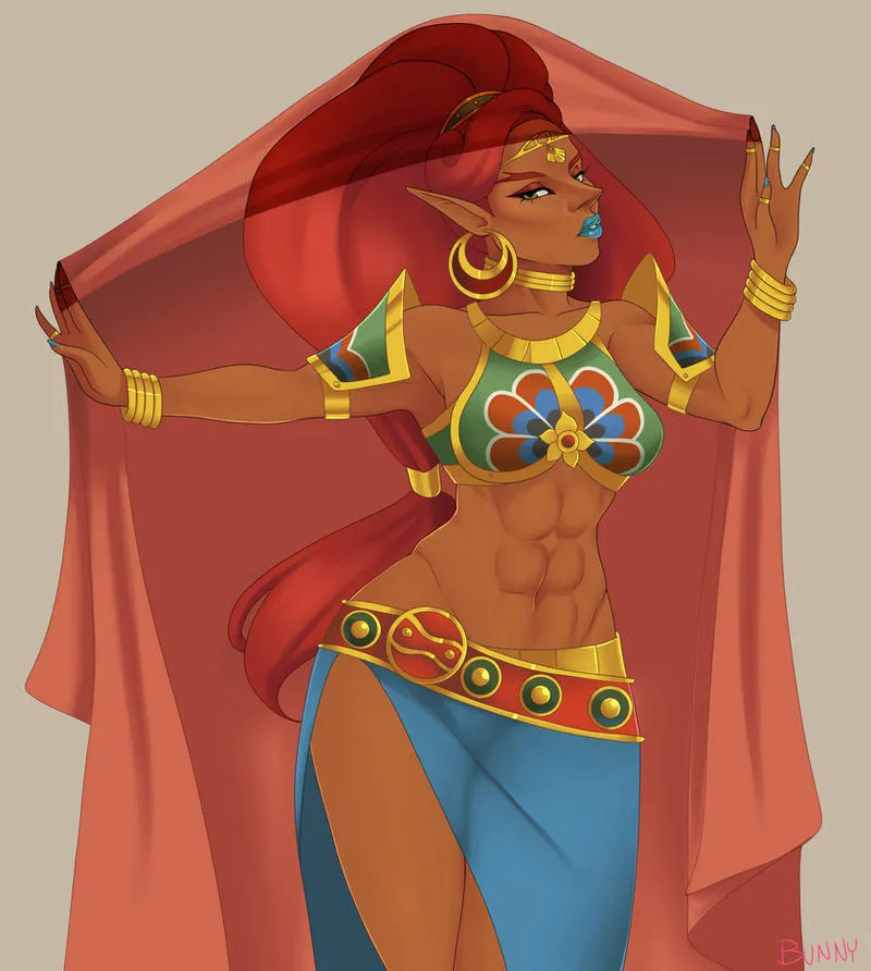 Urbosa holding a blanket! bunnytush Legend Of Zelda