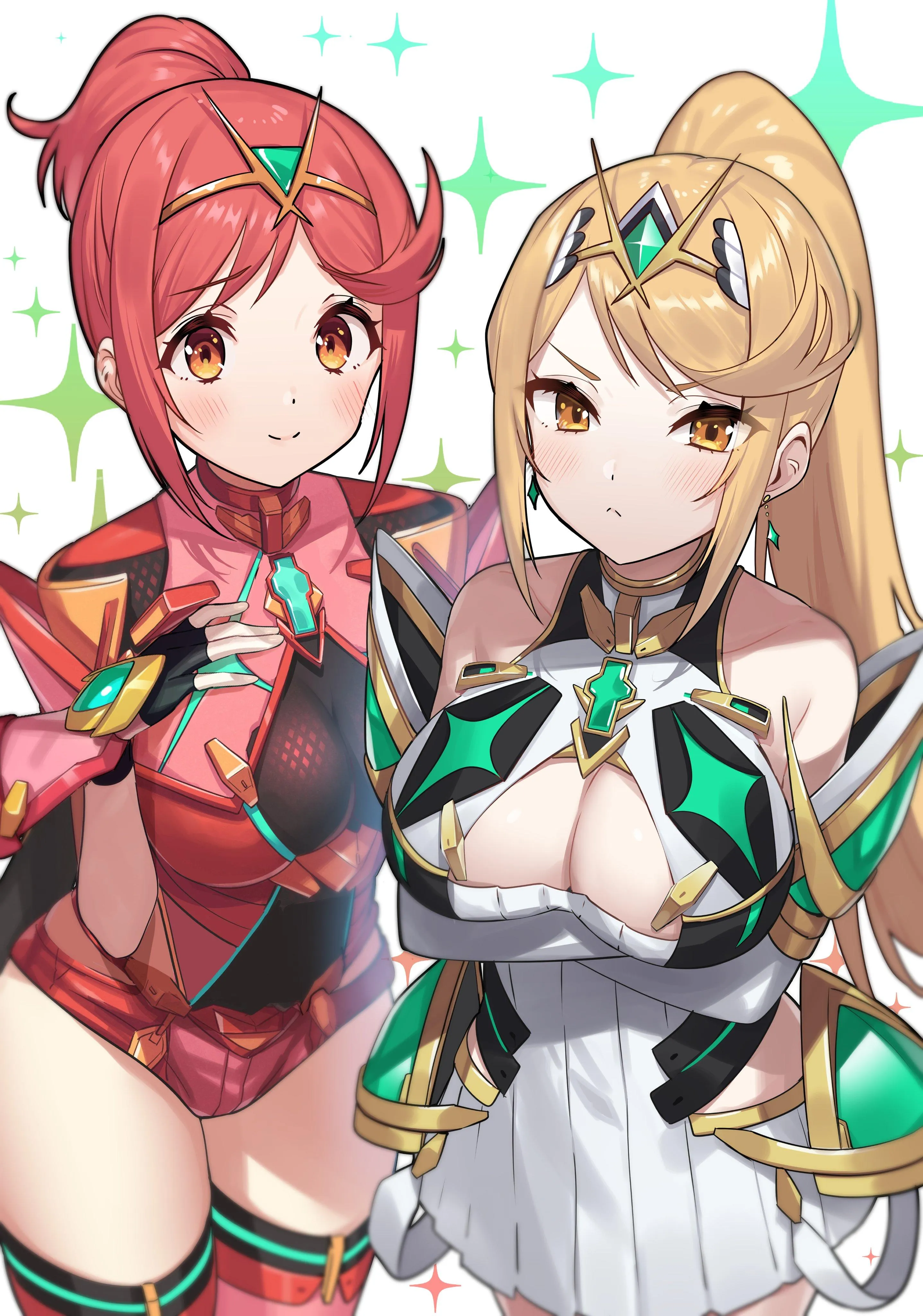 Ponytail Mythra  Pyra