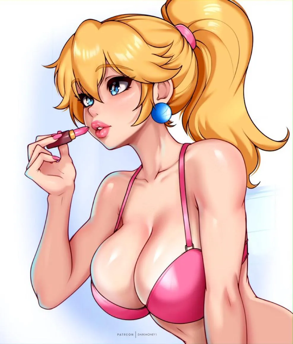 Peach getting ready DarkMoney14