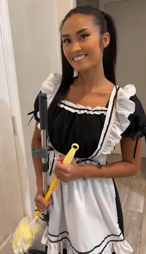 A maid with a naughty side.