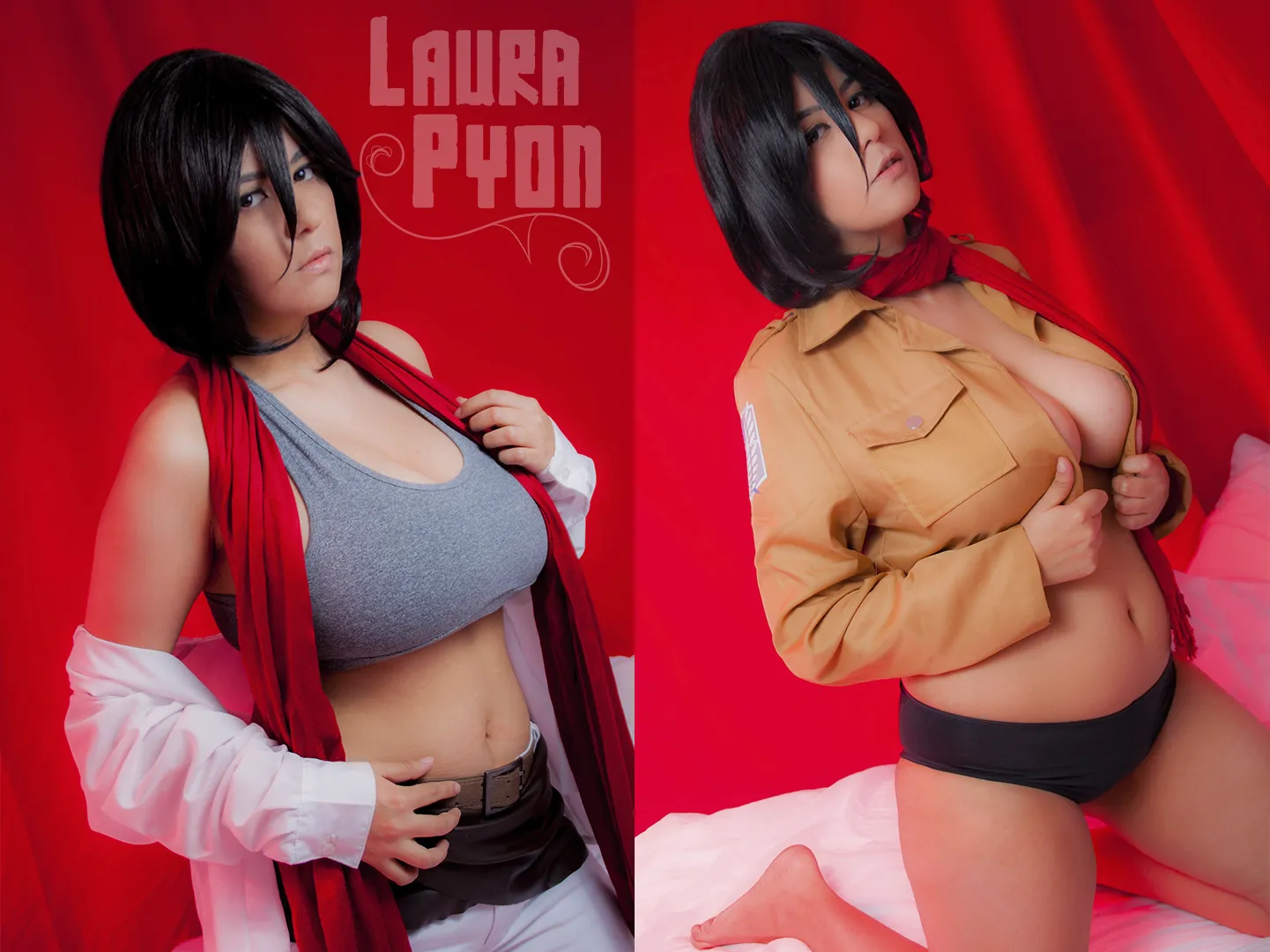 Mikasa is eager to feel your your touch Attack on Titan by Laura Pyon