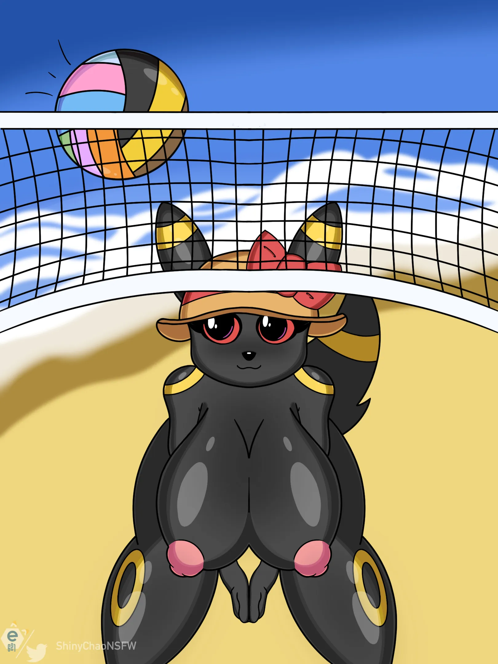 Umbreon&#039;s Beach Day ShinyChaoNSFW