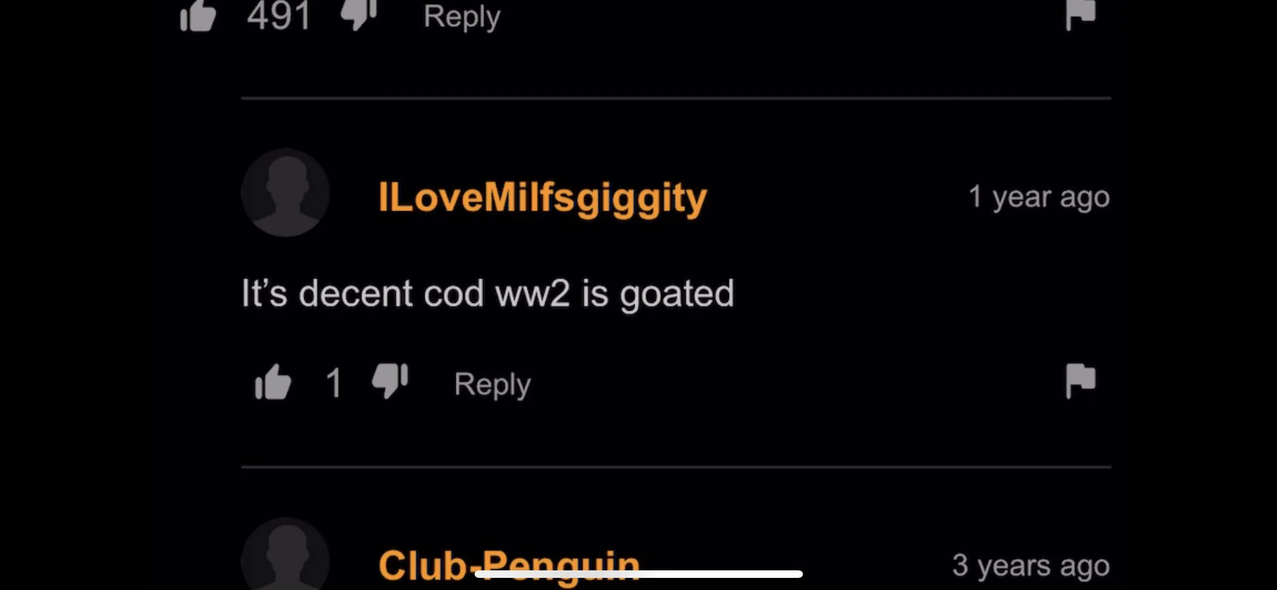 Cod ww2 is goated.