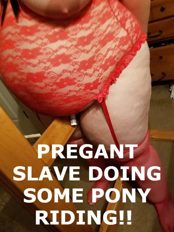 wooden pony ride during pregnancy