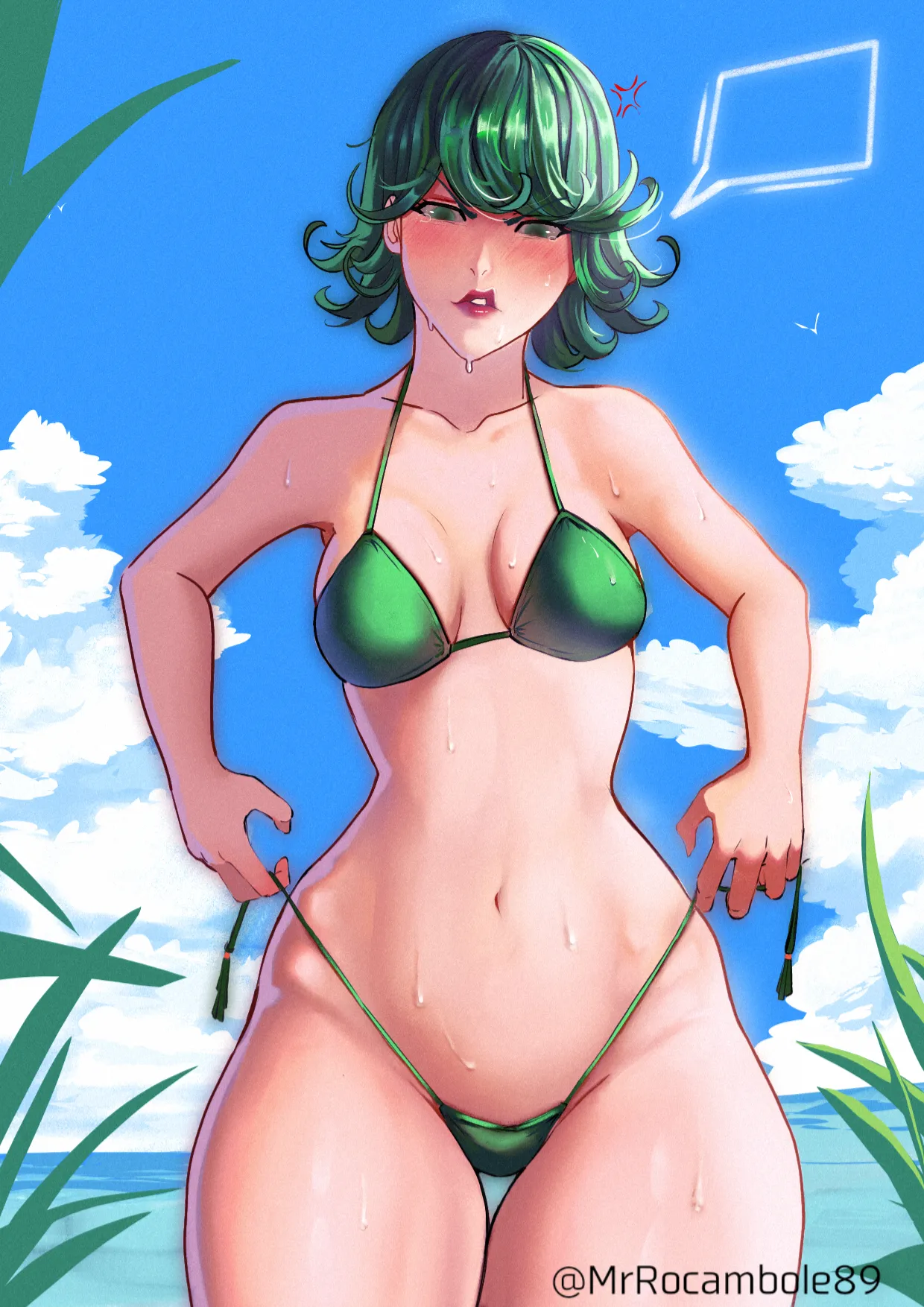 A day at the beach with Tatsumaki MrRocambole89 OP .