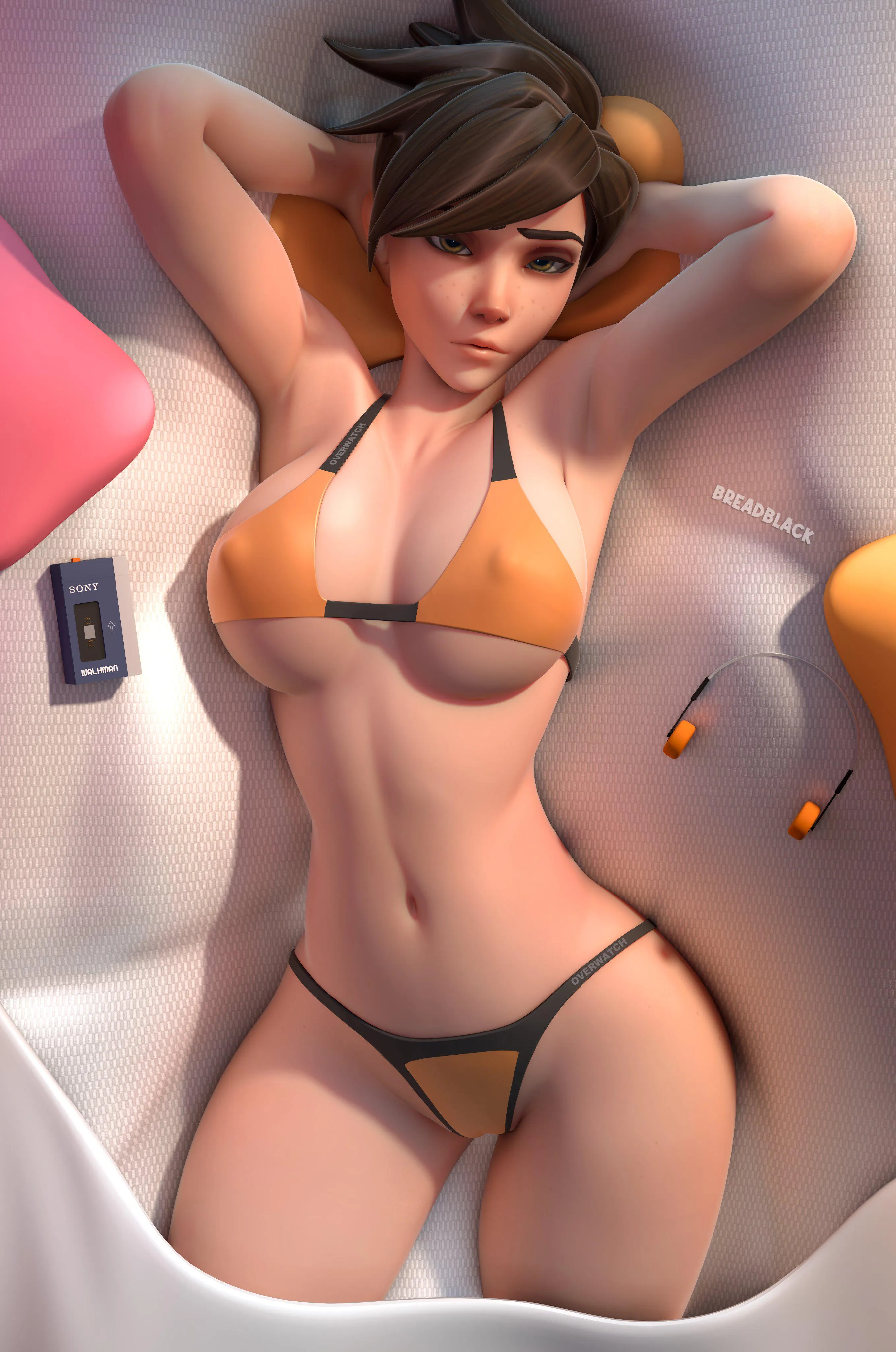 Tracer Breadblack Overwatch