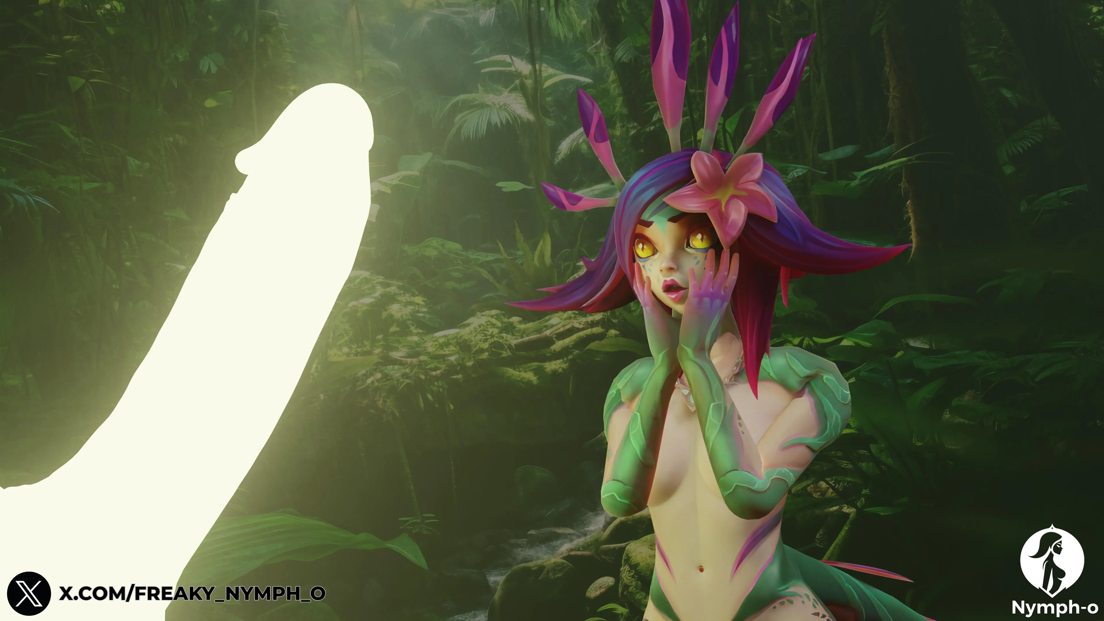 Neeko gets cock shocked Nymph-o