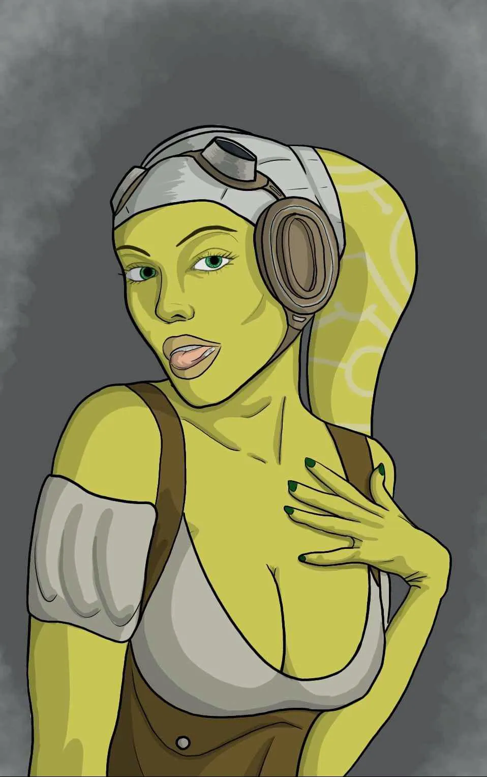 Hera tries a new outfit by me