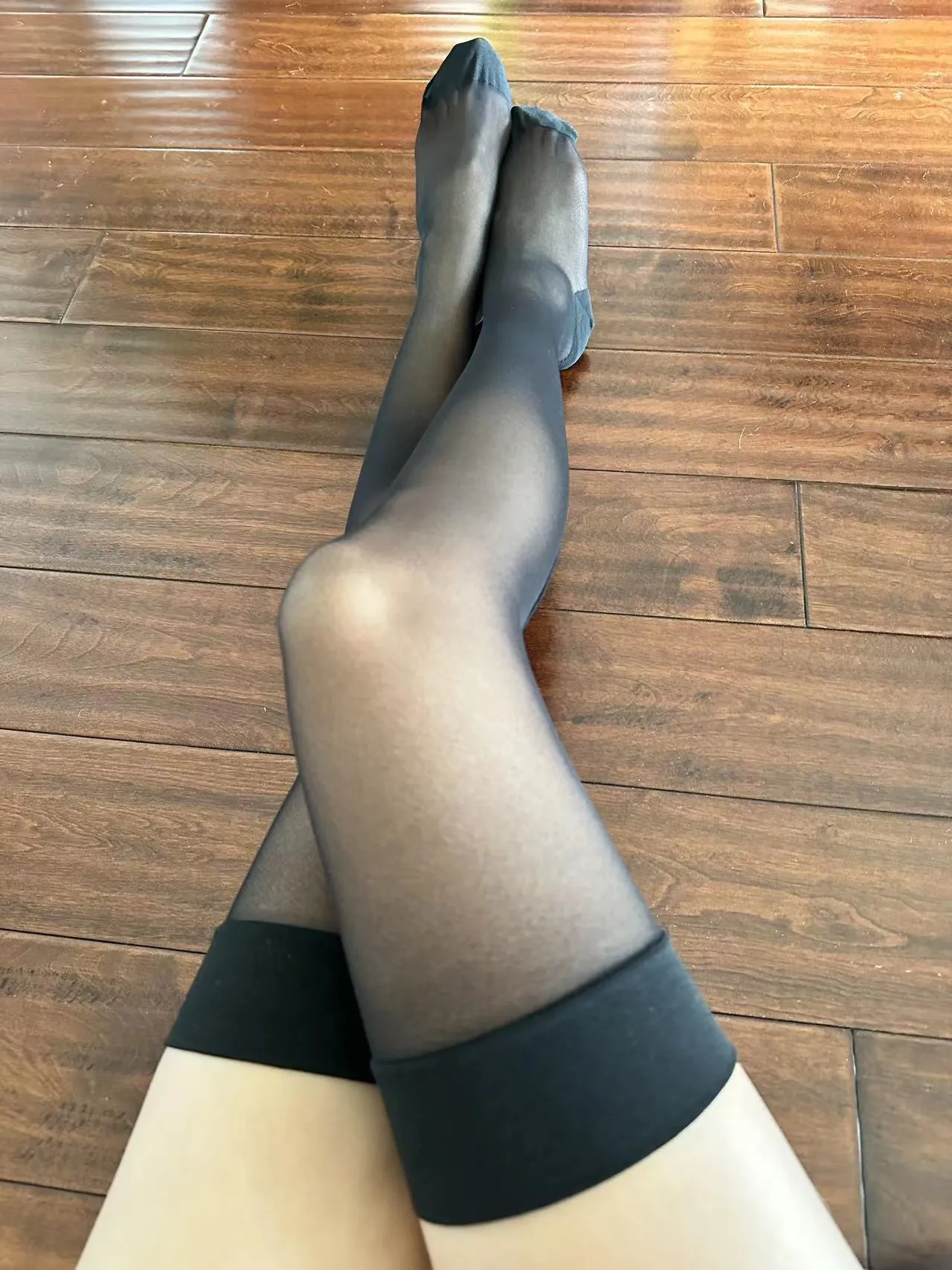 Enjoy Me in Black Stocking