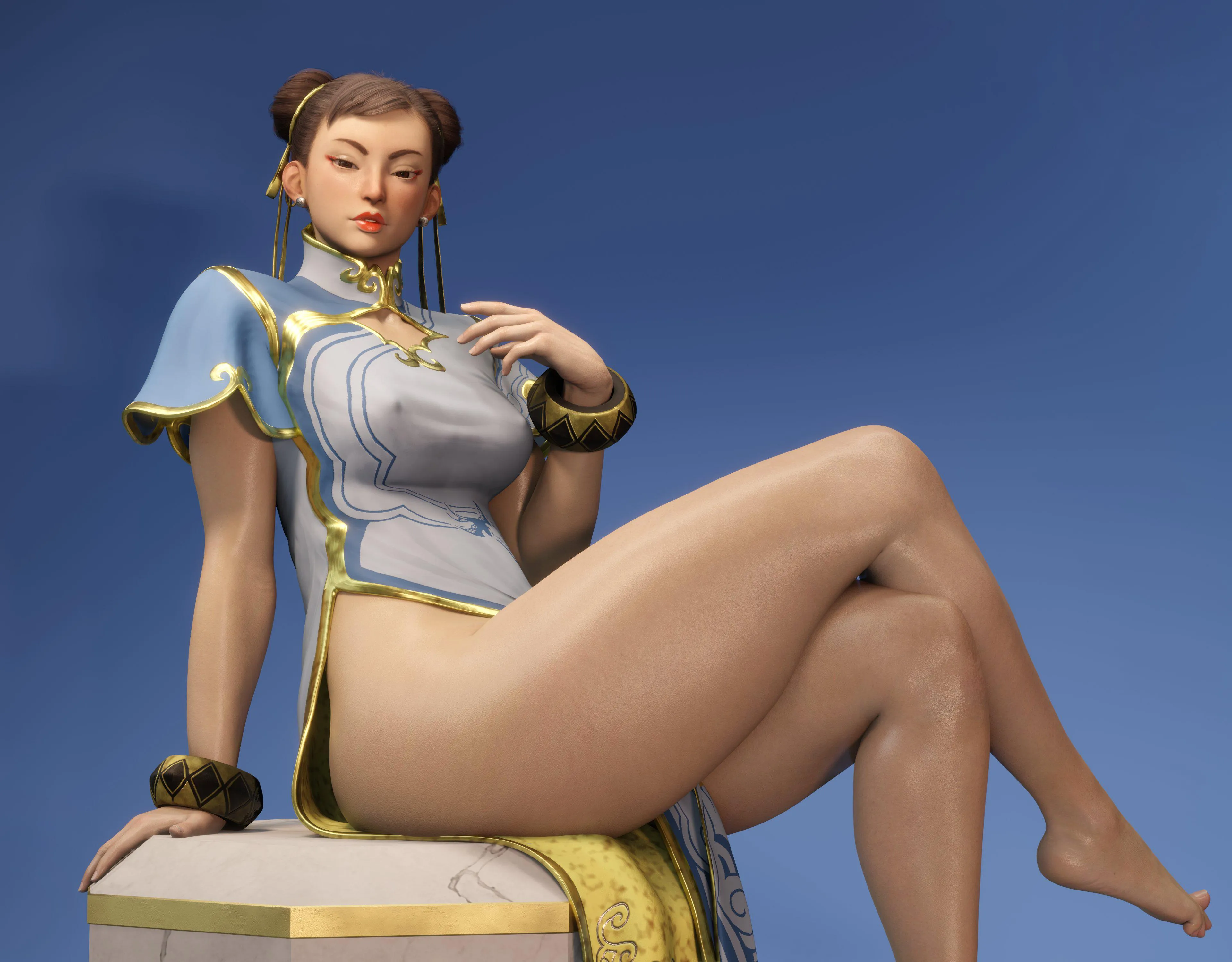 Chun-Li - &quot;Thighs&quot; emberstock Street Fighter