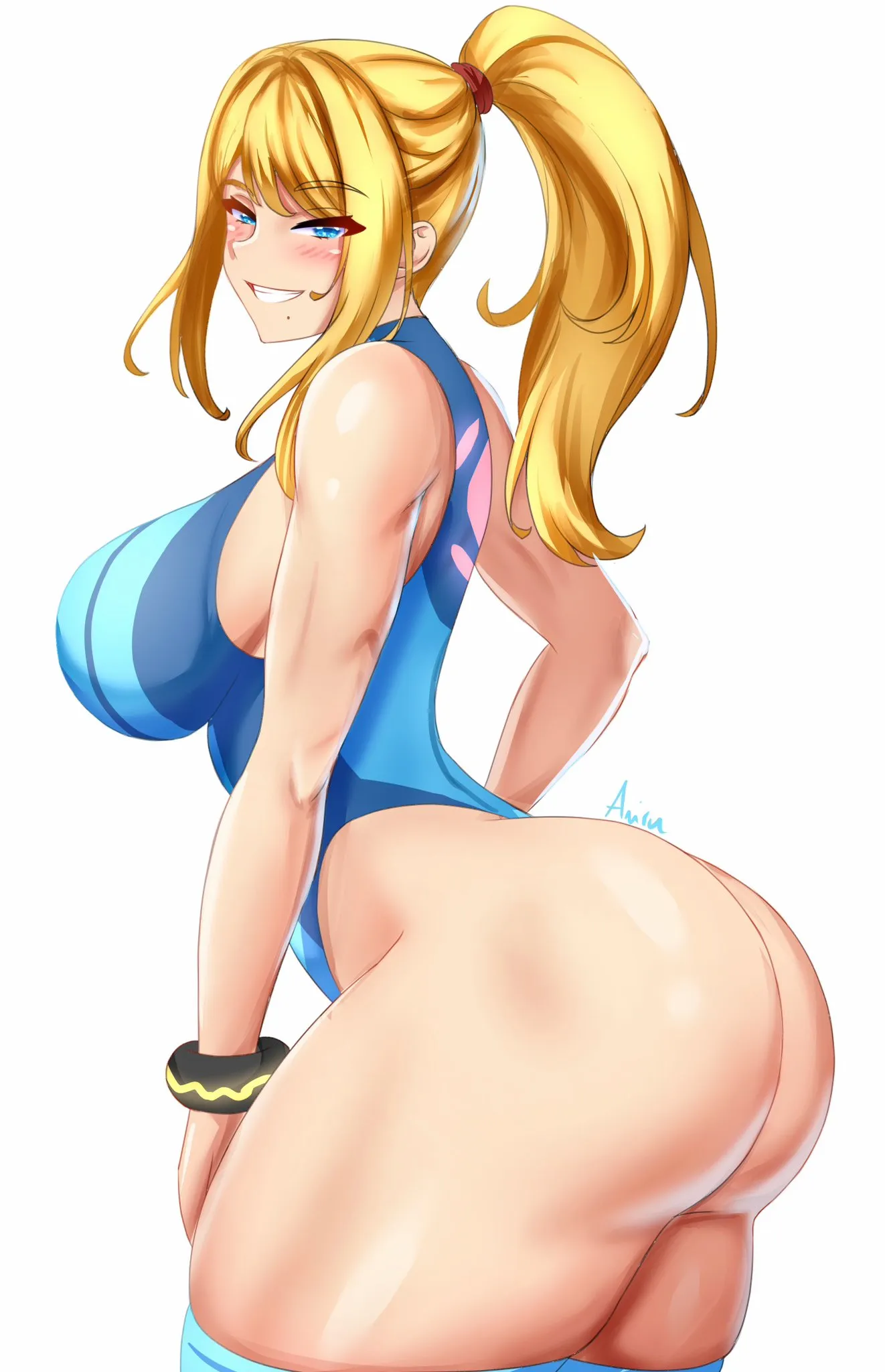 Extra thick thighs Samus