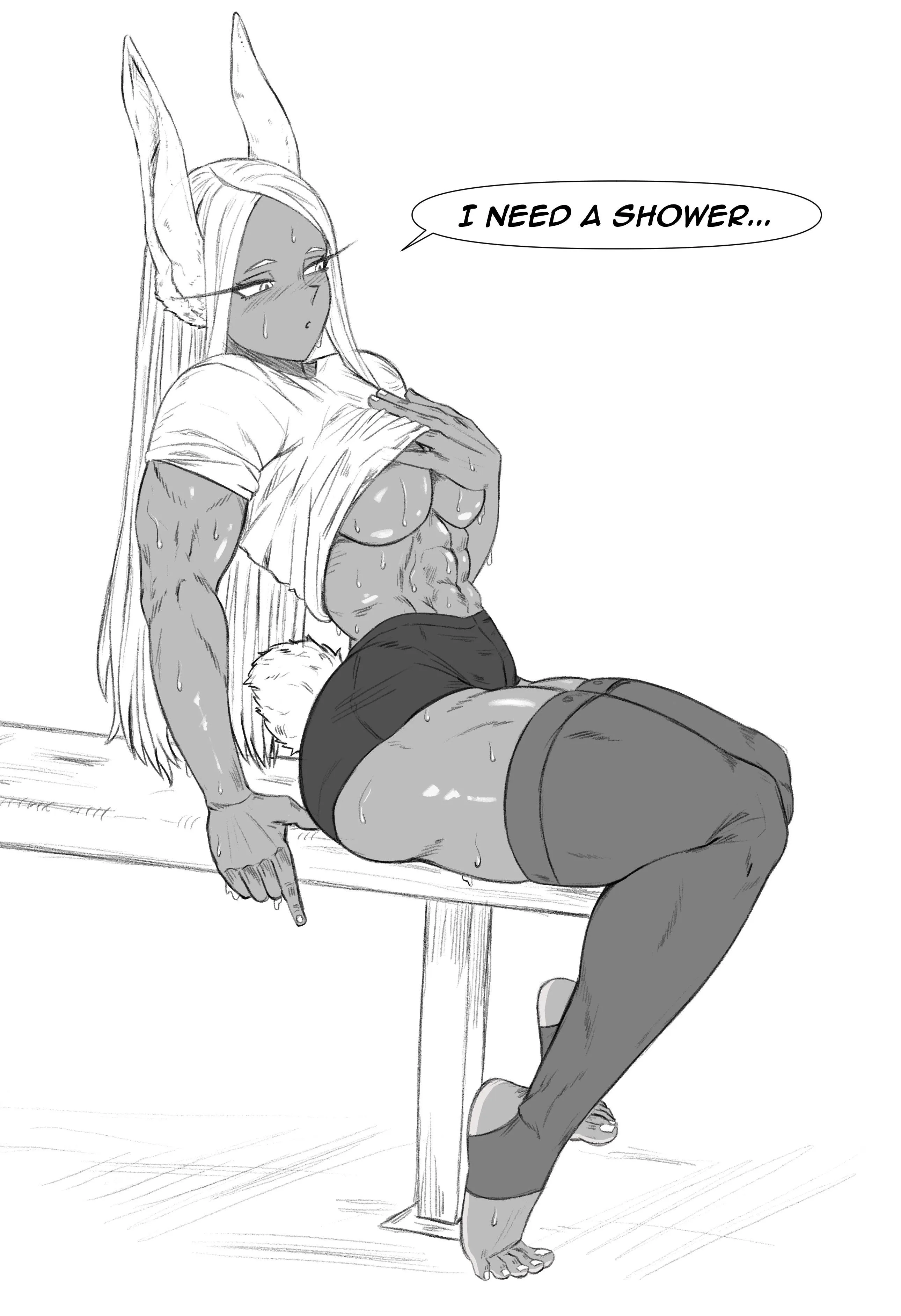 Miruko needs a shower Shadertoons My Hero Academia