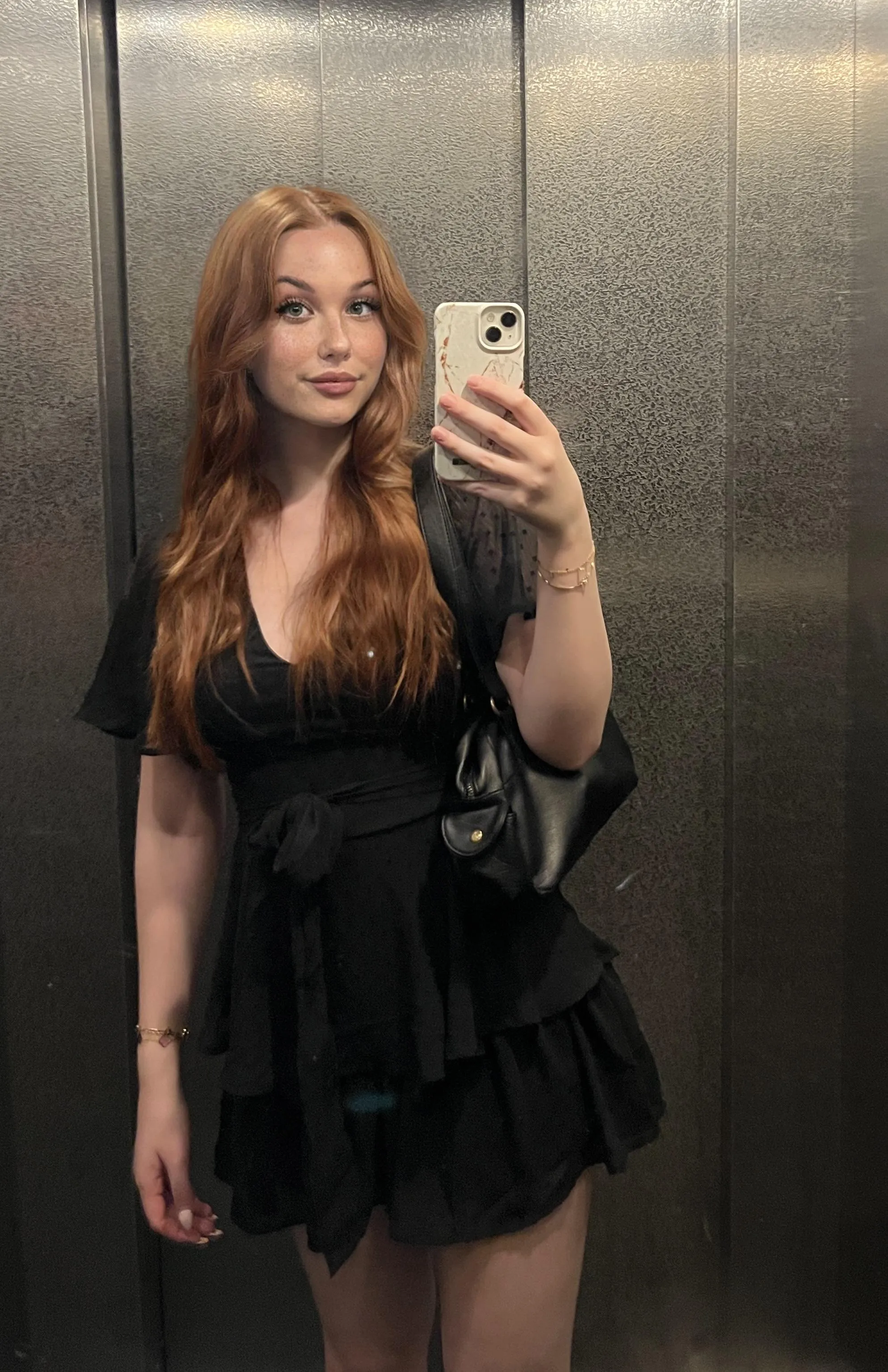 New full black dress