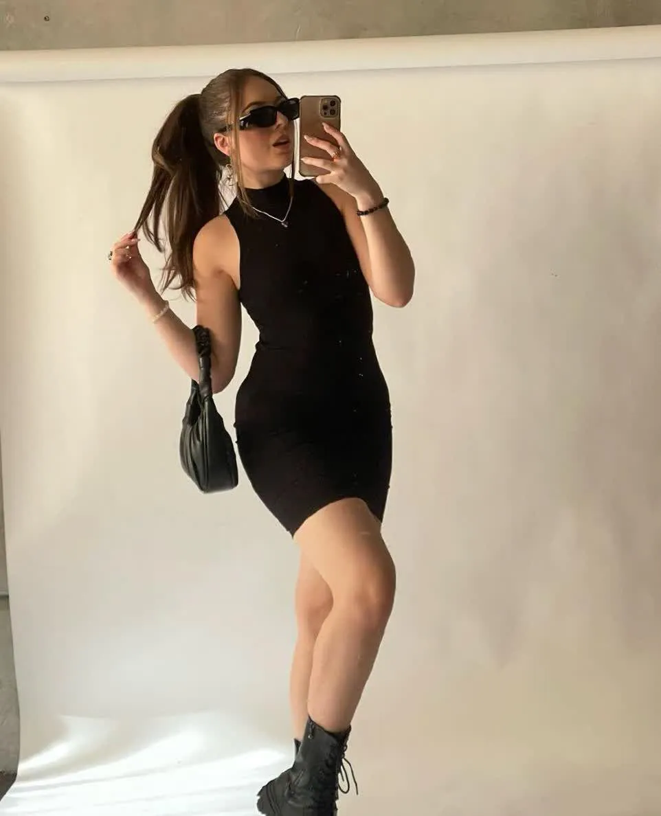 All black outfit